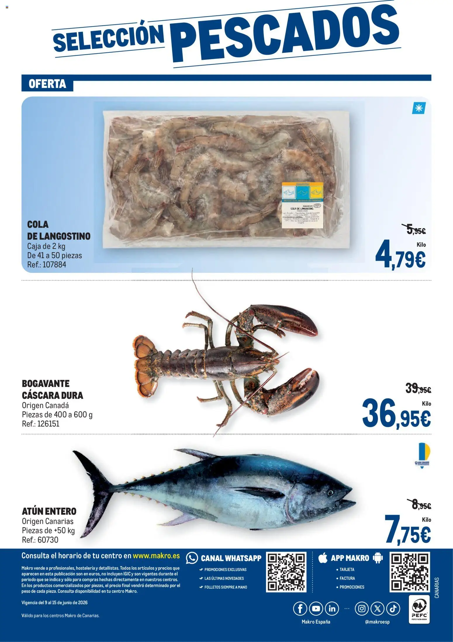Makro - Fresco │ válido desde el 09.06.2026 | Página: 4 | Productos: Peso, Caja, Langostino