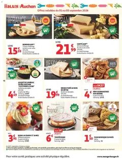 Auchan - Prévisualisation de MINI VIENNOISERIES, PUR BEURRE, À partir de 325 g valide à partir de 01/09/2026 | Page: 50 | Produits: Mais, Morbier aop, Comté aop, Beurre