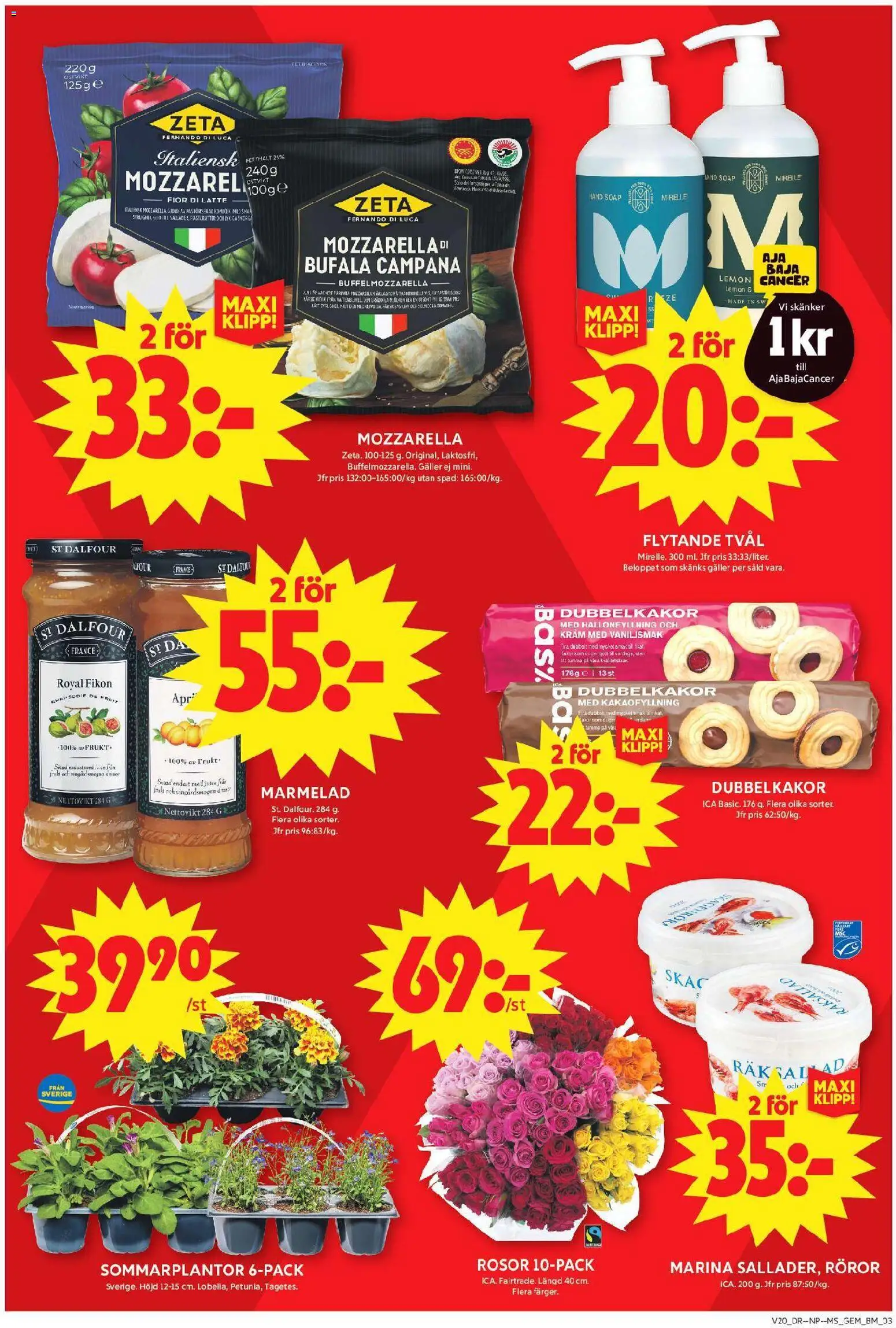 ICA Maxi reklamblad aktuell från 11.05.2026 | Sida: 3 | Produkter: Gem, Tvål, Galler, Kräm