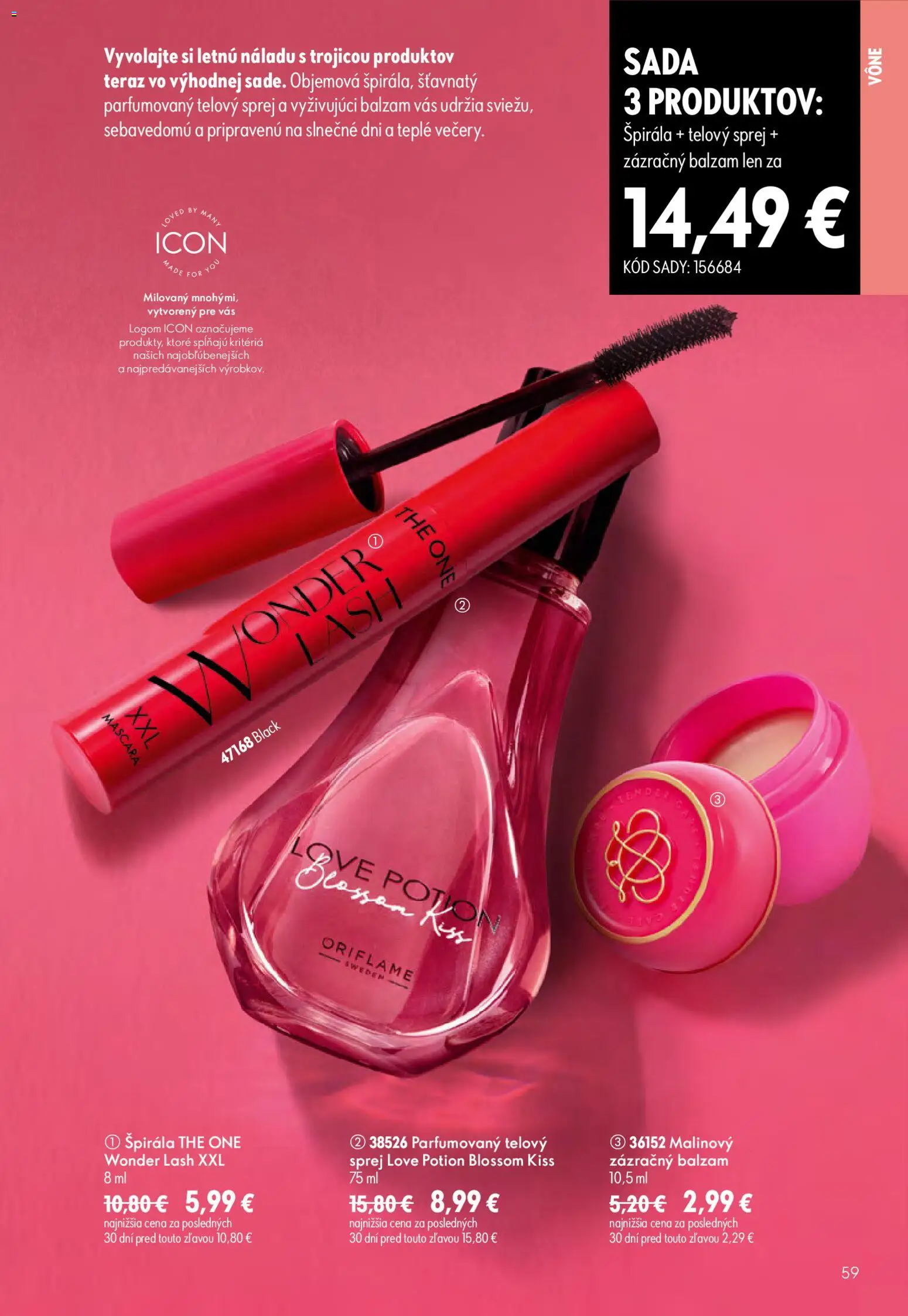 Nové Oriflame akcie – leták je platný od 29.07.2026 | Strana: 59