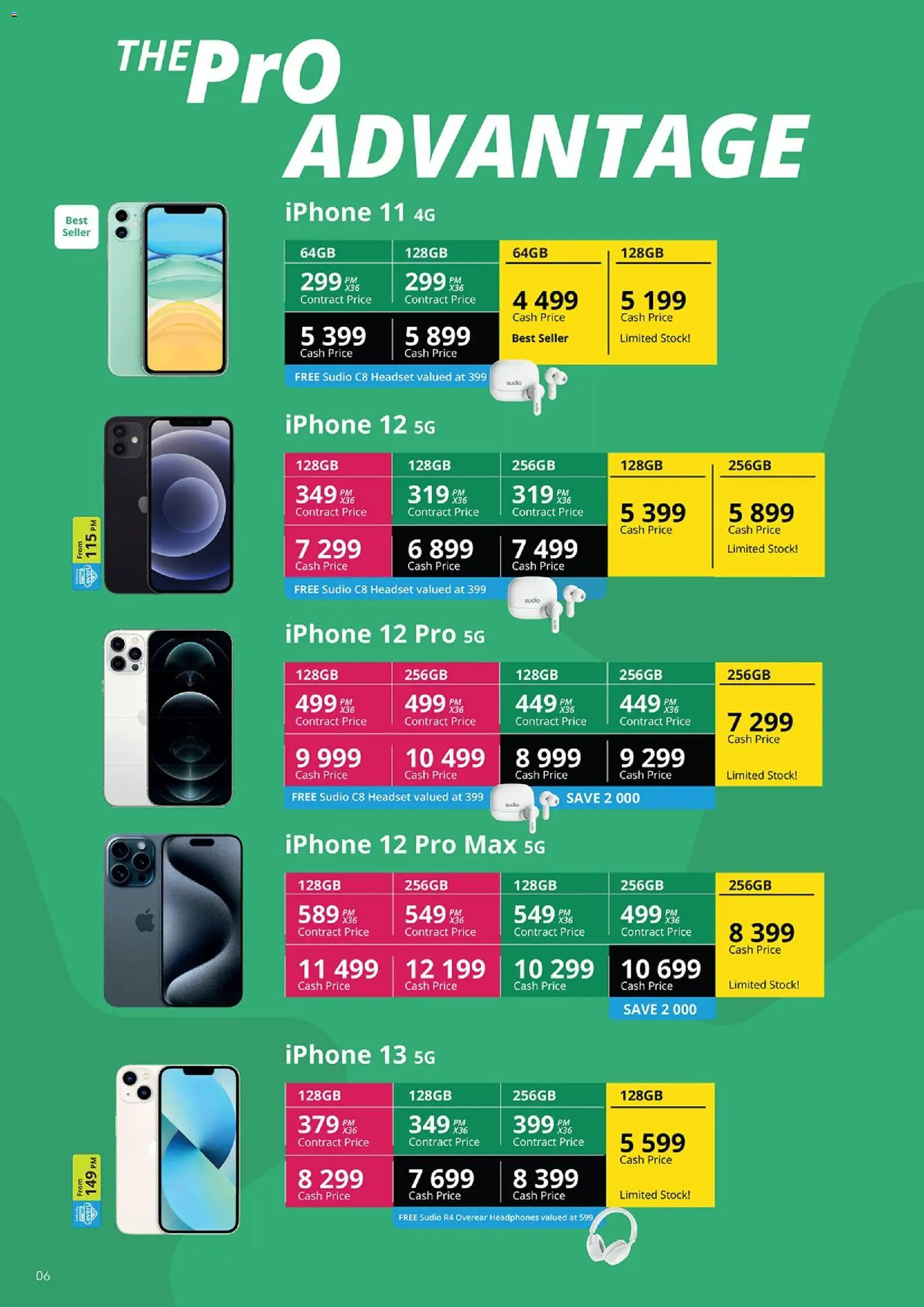 New Cellucity catalogue – valid from 07/07/2026 | Page: 6 | Products: Headset, Headphones, Stock