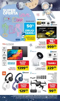Pogląd oferty "Carrefour gazetka - Dzień Dziecka" - ważna od 18.05.2026 | Strona: 16 | Produkty: Karta, Telewizor, Słuchawki, Dron
