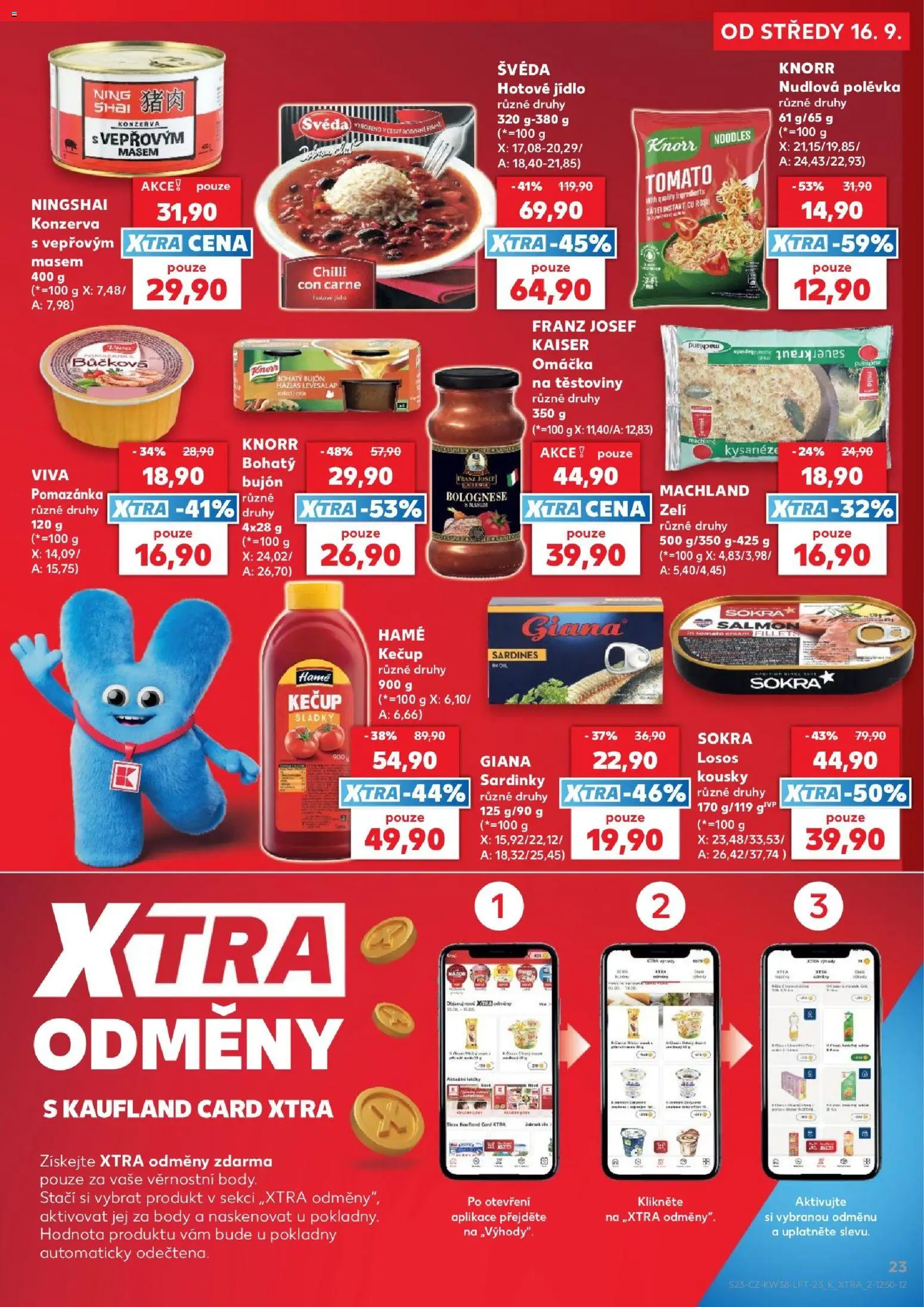 Kaufland leták - Liberec od 16.09.2026 | Strana: 23 | Produkty: Zelí, Kečup, Bujón, Pomazánka