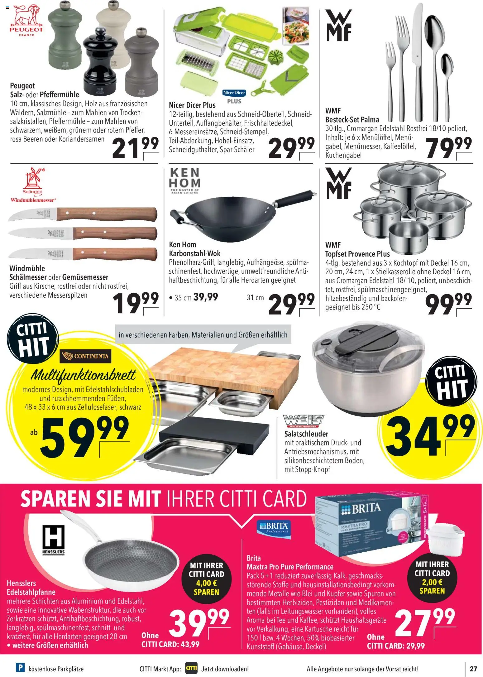 CITTI Markt Prospekt – gültig ab 24.06.2026 | Seite: 29 | Produkte: Salz, Backofen, Tee