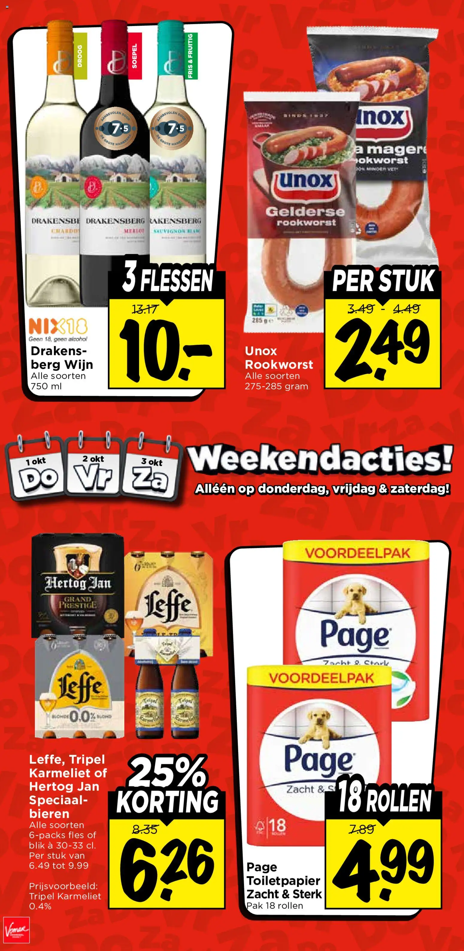 {H1} | Pagina: 40 | Producten: Wijn, Fles, Toiletpapier, Alcohol