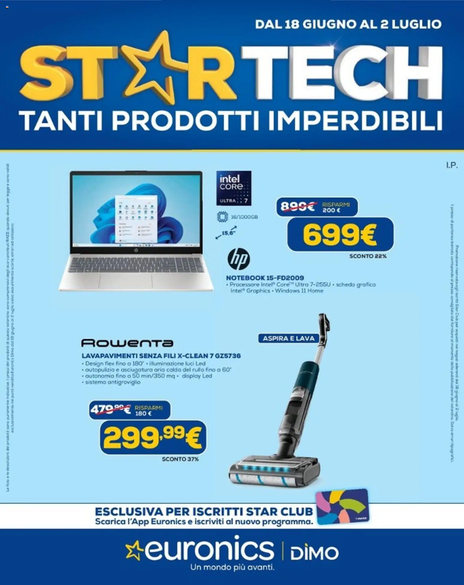 Volantino Euronics del 18.06.2026 | Pagina: 1