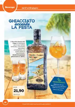 Anteprima del volantino Sogegross volantino valido a partire dal 17.06.2026 | Pagina: 36 | Prodotti: Acqua tonica, Lime, Liquore, Profumo