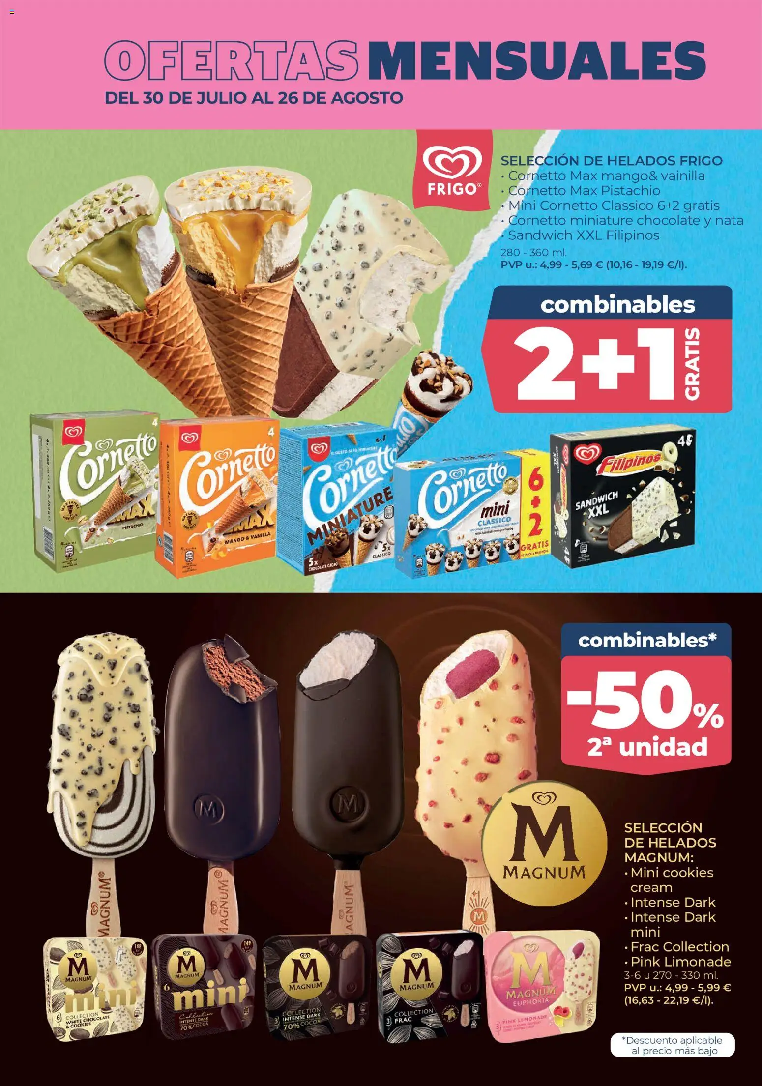La Sirena folleto │ válido desde el 13/08/2026 | Página: 8 | Productos: Vainilla, Magnum, Mango, Cacao