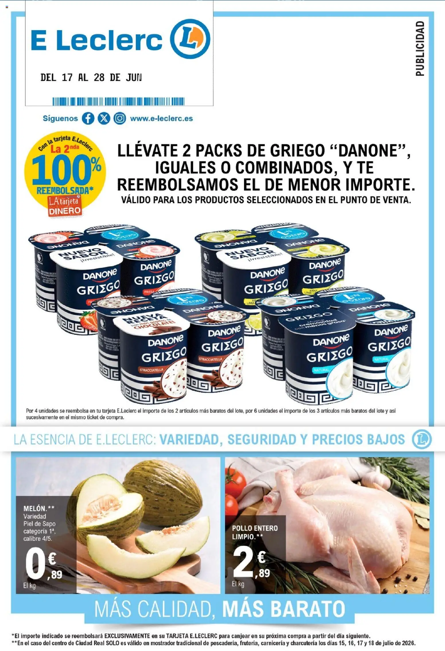 E.Leclerc Miranda de Ebro │ válido desde el 17/07/2026 | Página: 1 | Productos: Lima, Té