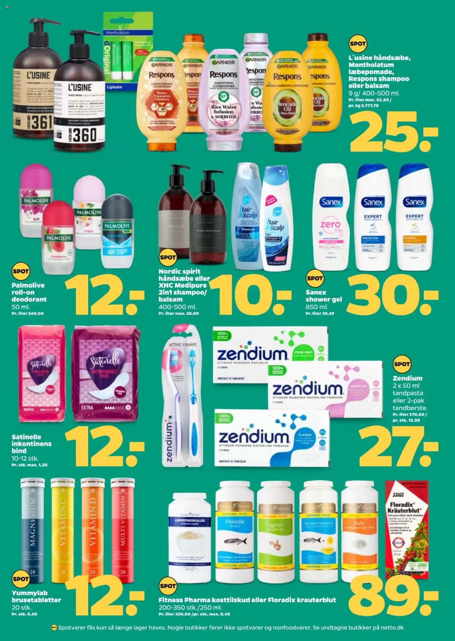 Netto tilbudsavis – gyldig fra 22/08/2026 | Side: 24 | Produkter: Shampoo, Ingefær, Tandbørste, Avocado