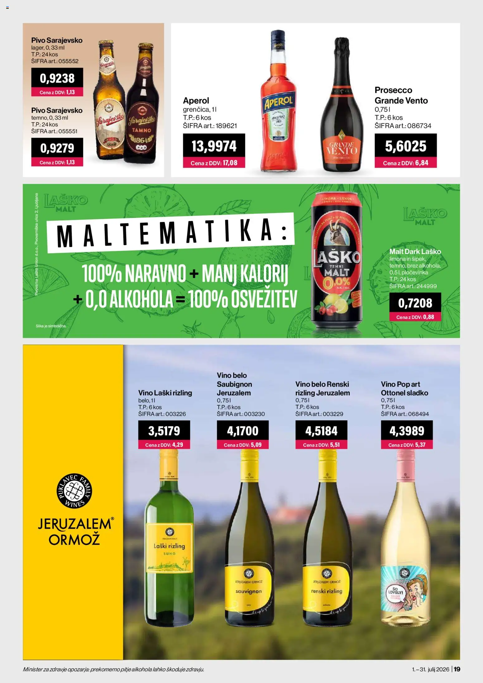 Novi Mercator katalog ponudbe – veljaven od 01.07.2026 | Stran: 19