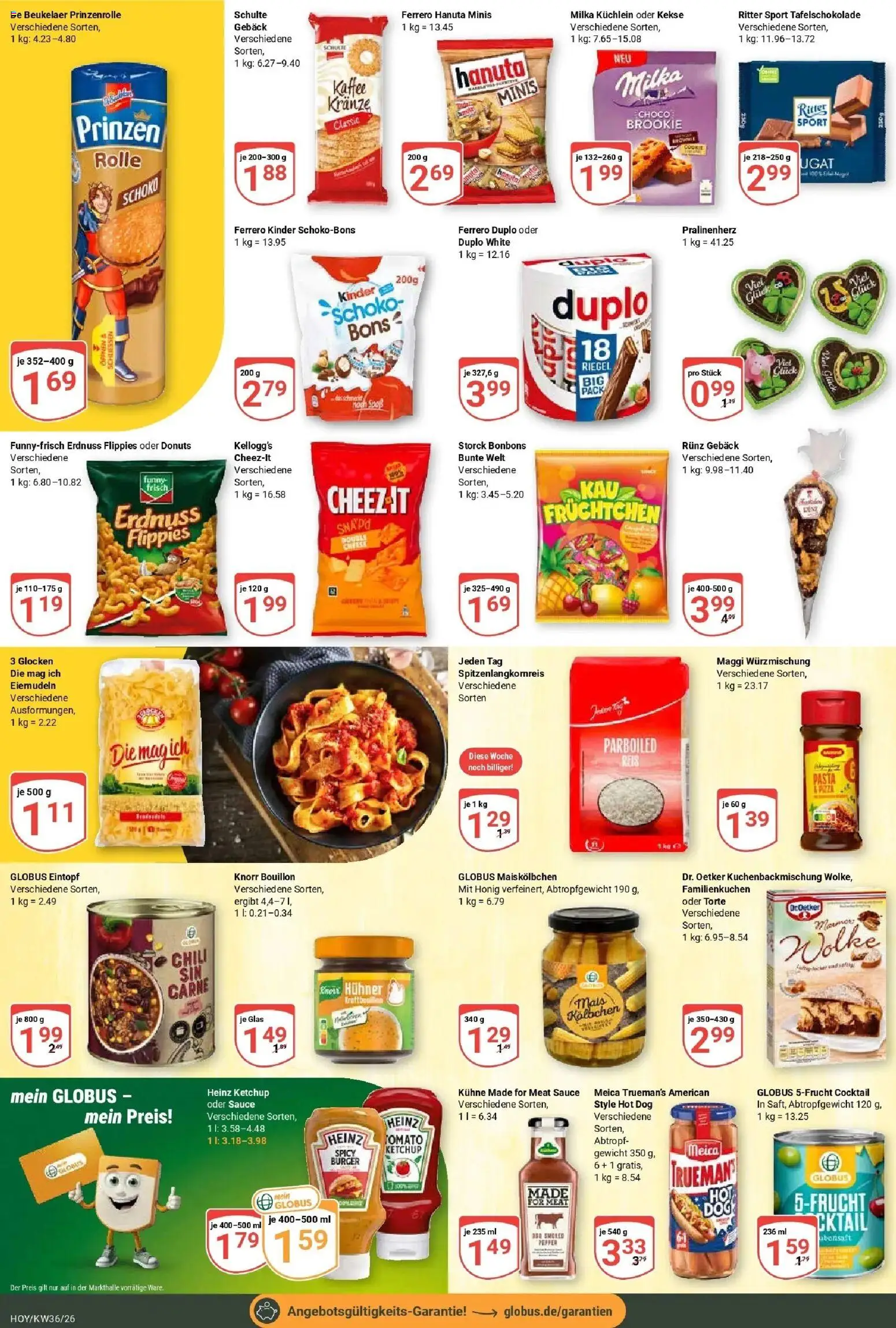 Globus Prospekt Hoyerswerda – gültig ab 31.08.2026 | Seite: 17 | Produkte: Maggi, Meica, Ketchup, Kekse