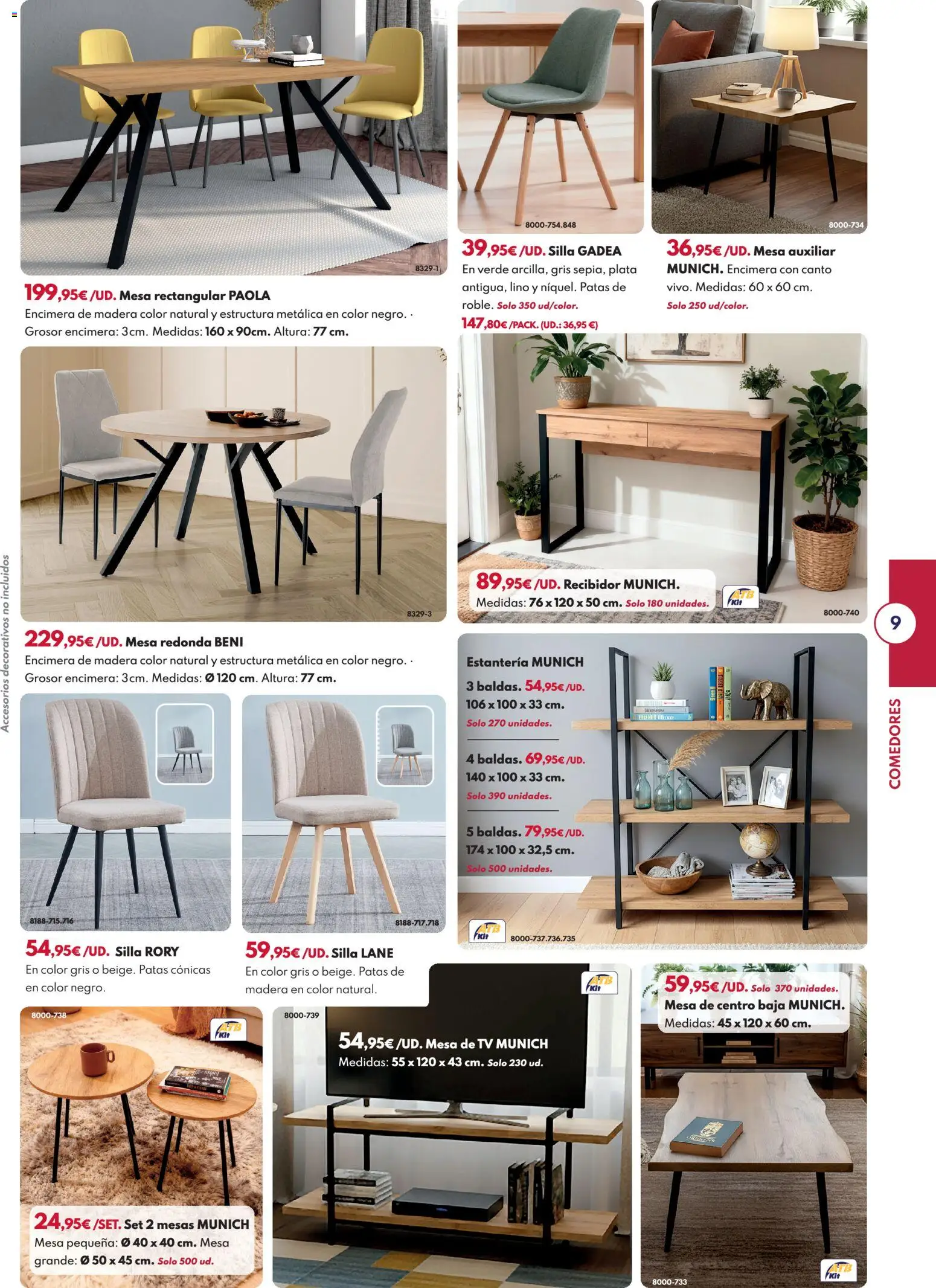 BricoCentro - Folleto Vuelta al Cole │ válido desde el 24/08/2026 | Página: 9 | Productos: Estantería, Mesa auxiliar, Mesa, Silla