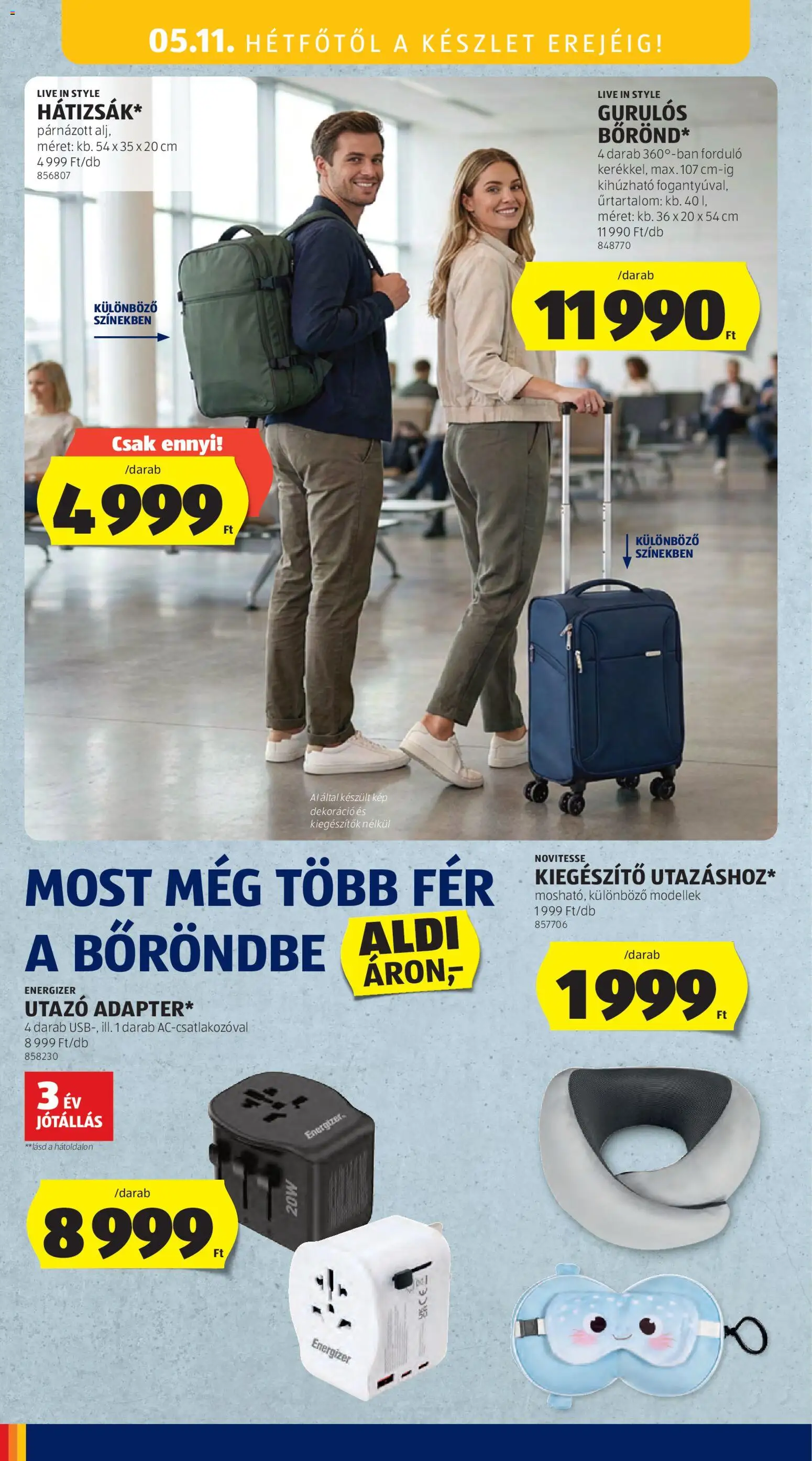 Aldi akciós ujság - amely érvényes a következő dátumtól: 07.05.2026 | Oldal: 20 | Termékek: Adapter, Dekoráció