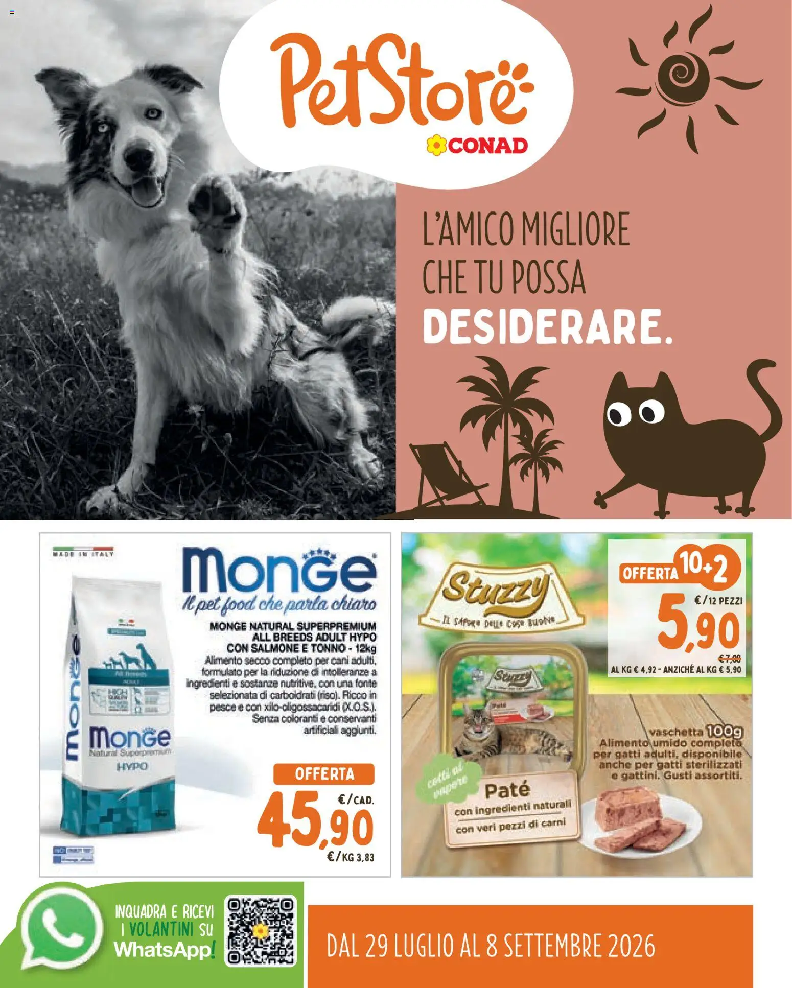 Volantino Conad del 29/07/2026 | Pagina: 1 | Prodotti: Paté, Salmone, Pesce, Tonno