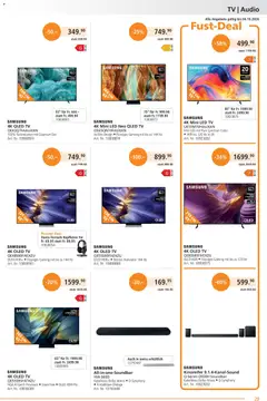 Fust aktionen ab 21.09.2026 gültig | Seite: 29 | Produkte: Soundbar, TV, Kopfhörer, Samsung