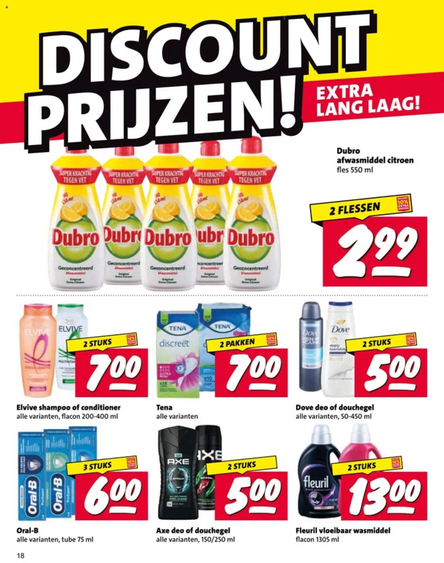 {H1} | Pagina: 18 | Producten: Wasmiddel, Fles, Shampoo, Douchegel