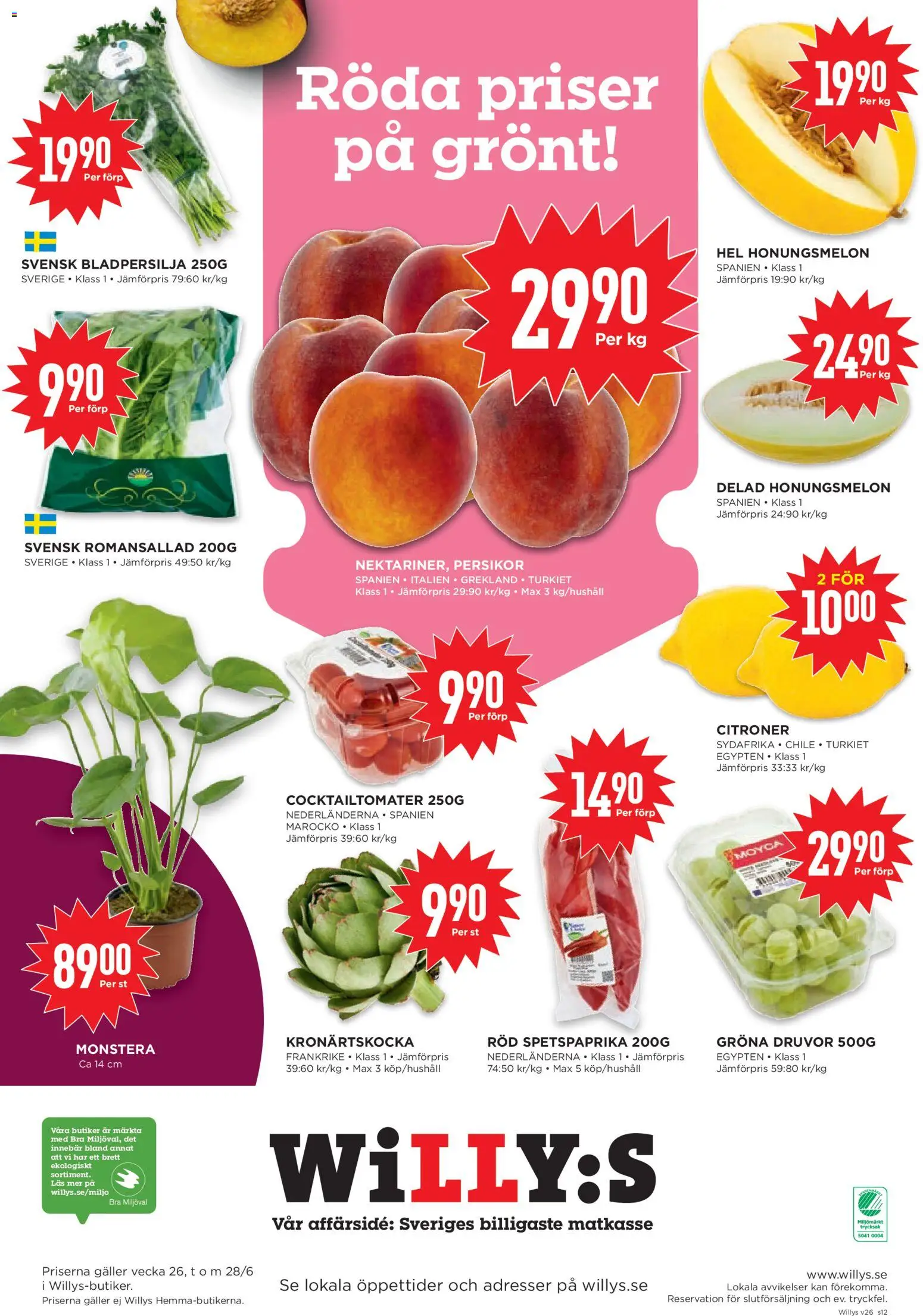 Willys reklamblad aktuell från 22/06/2026 | Sida: 12