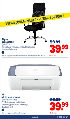 Makro - Non-Food - Voorbeeld van een folder van Makro, geldig van 17-10-2026 | Pagina: 35 | Producten: Bureaustoel, Printer
