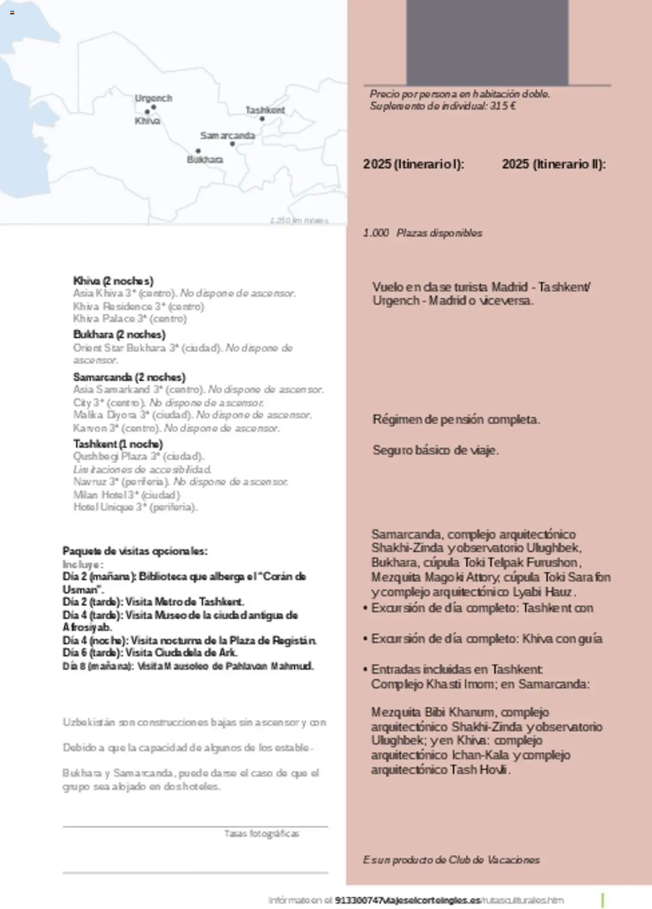 Viajes El Corte Inglés Rutas Culturales de la Comunidad de Madrid │ válido desde el 01/04/2025 | Página: 239 | Productos: Biblioteca