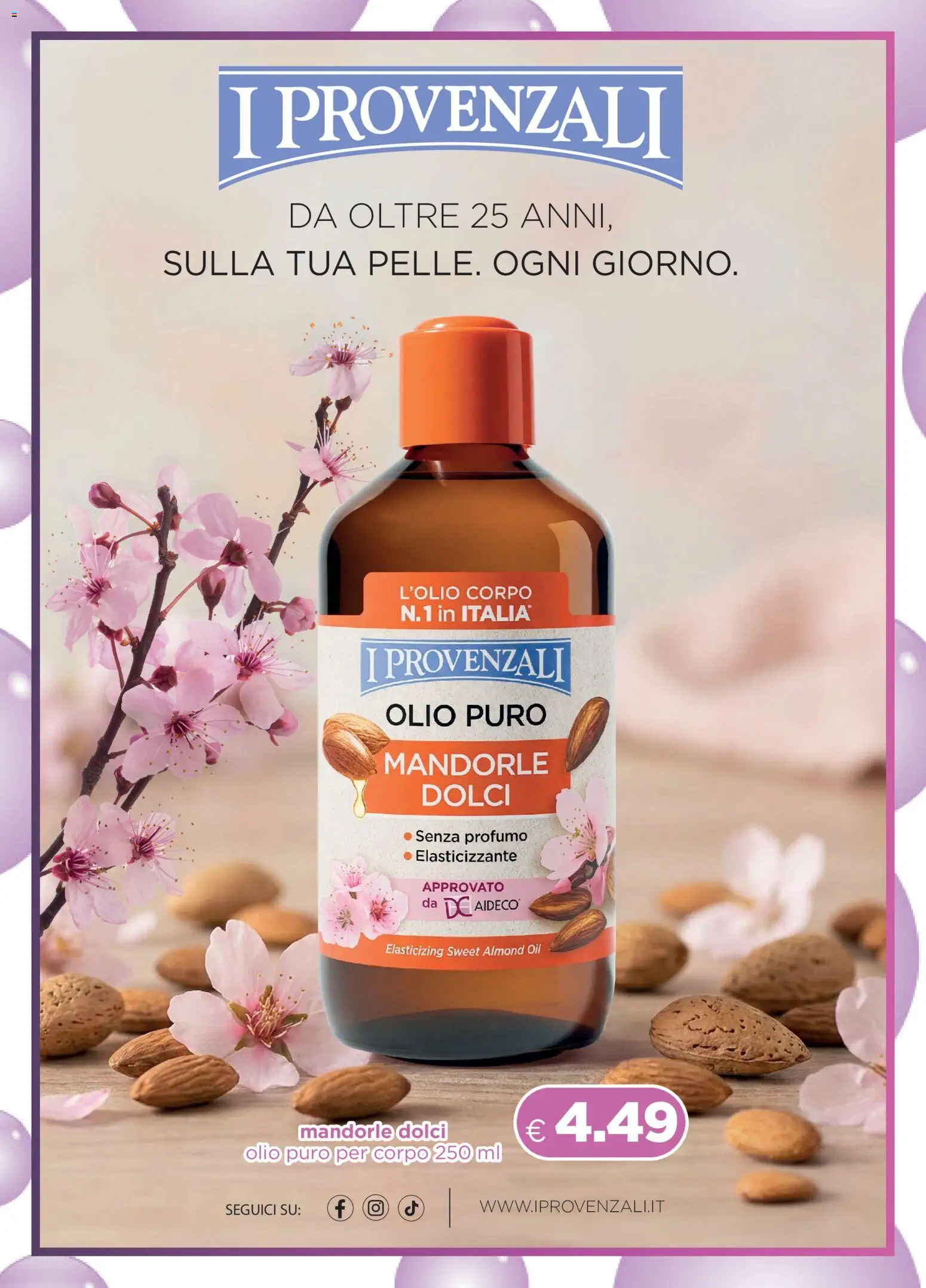Volantino Acqua e Sapone del 11/10/2026 | Pagina: 11 | Prodotti: Olio, Mandorle, Dolci, Profumo