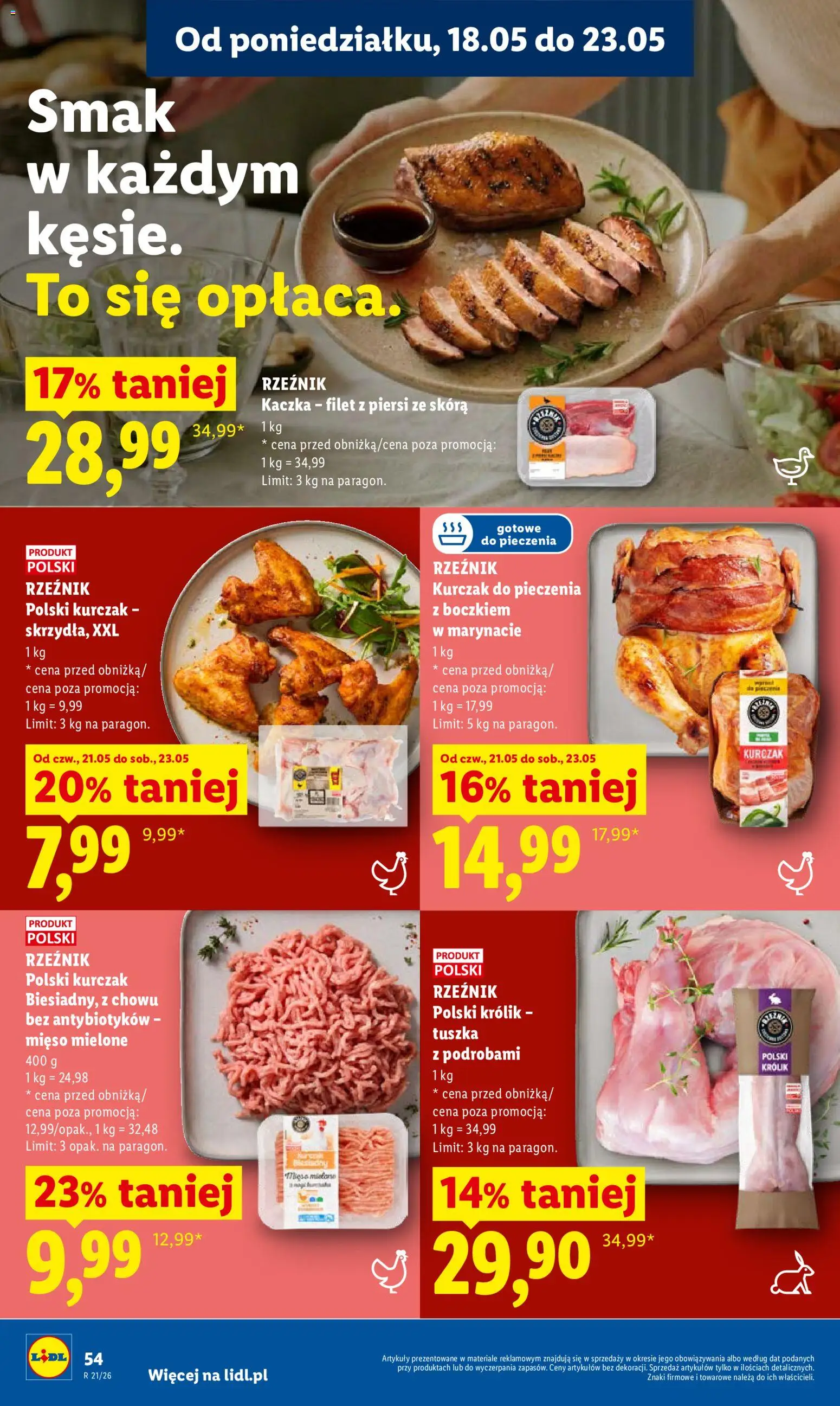 Lidl Polsko leták od 21.05.2026 | Strana: 56 | Produkty: Filet