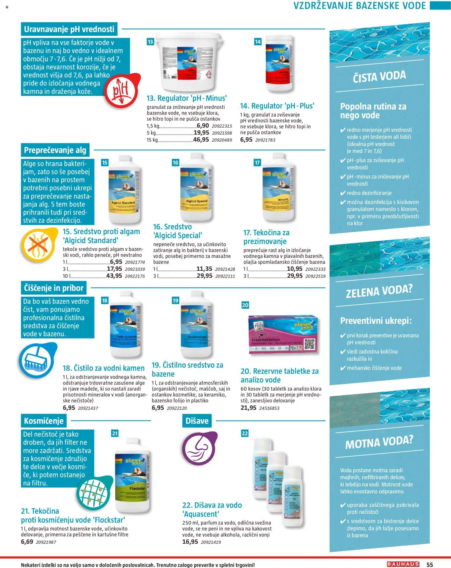 Novi Bauhaus katalog ponudbe – veljaven od 28.09.2026 | Stran: 55 | Izdelki: Pribor, Parfum, Disava, Voda