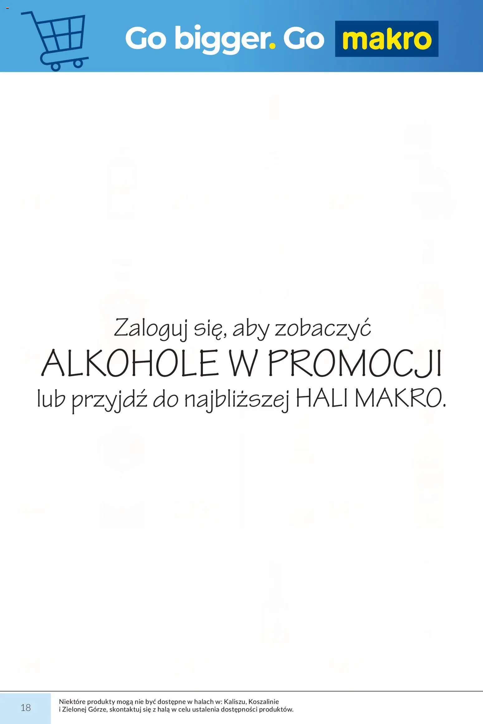 Makro gazetka od 01.09.2026 | Strona: 18 | Produkty: Alkohole