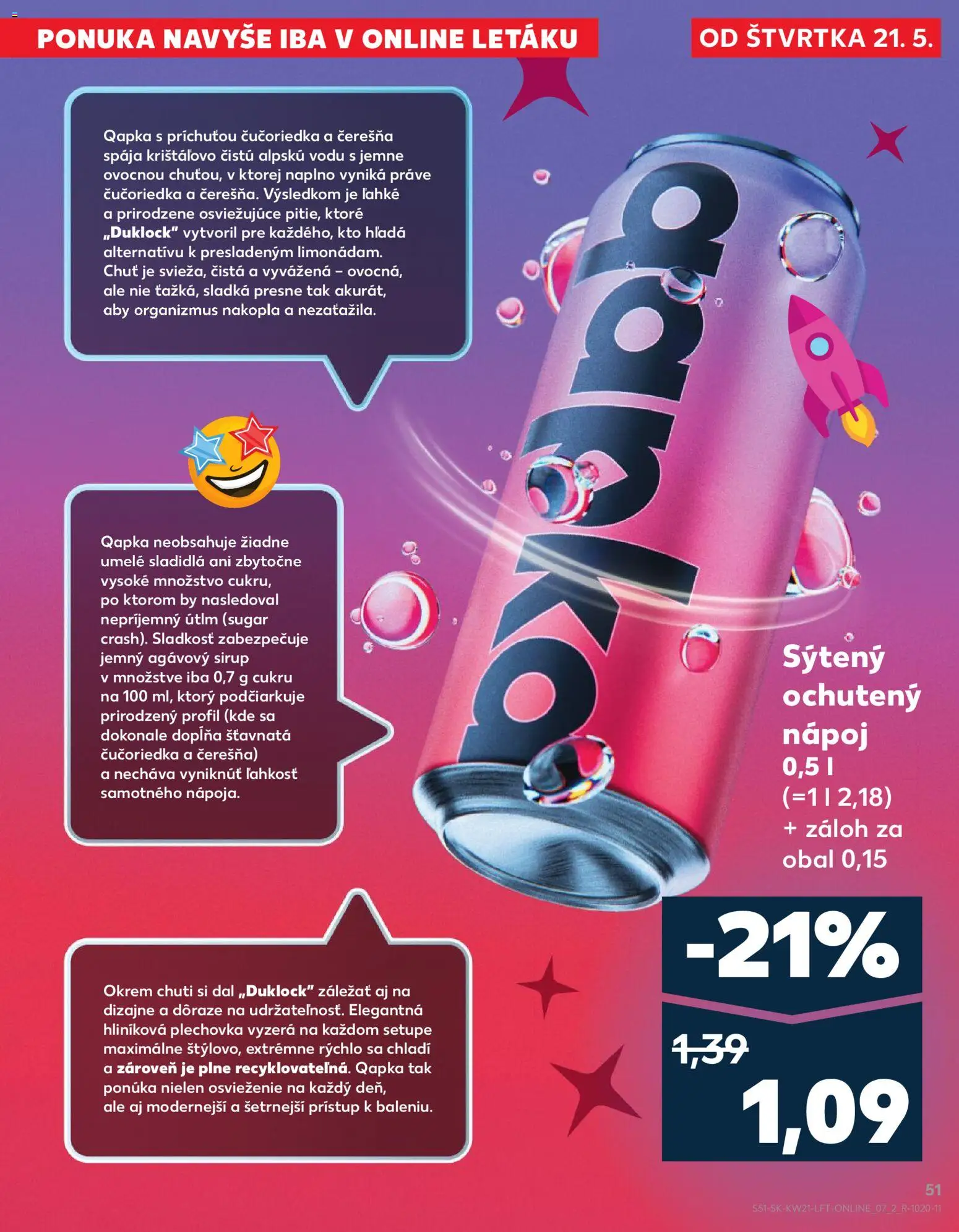 Nové Kaufland akcie – leták je platný od 21.05.2026 | Strana: 51