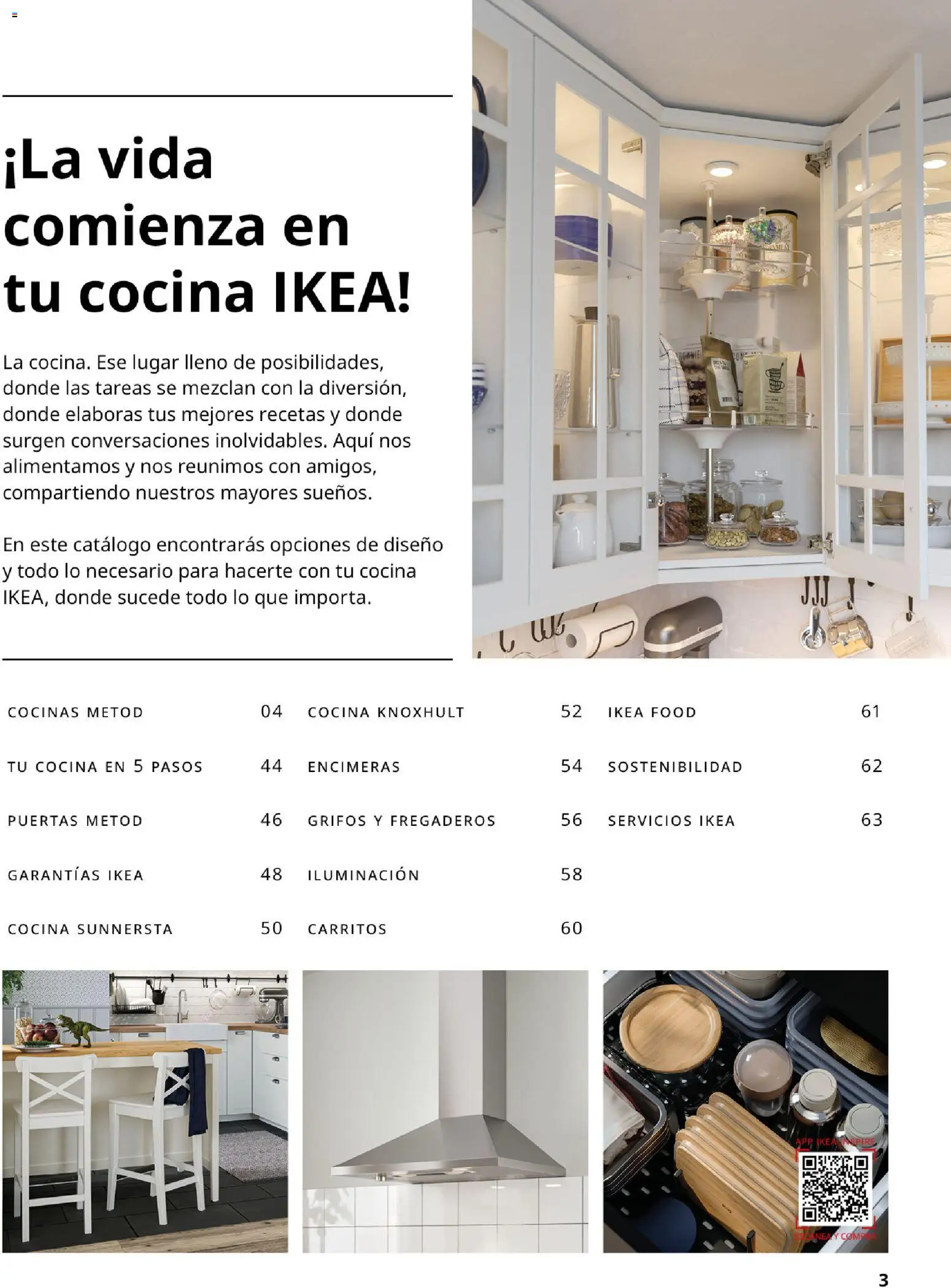 Catálogo IKEA Cocinas │ válido desde el 01/02/2026 | Página: 3 | Productos: Cocina, Iluminación, Puertas