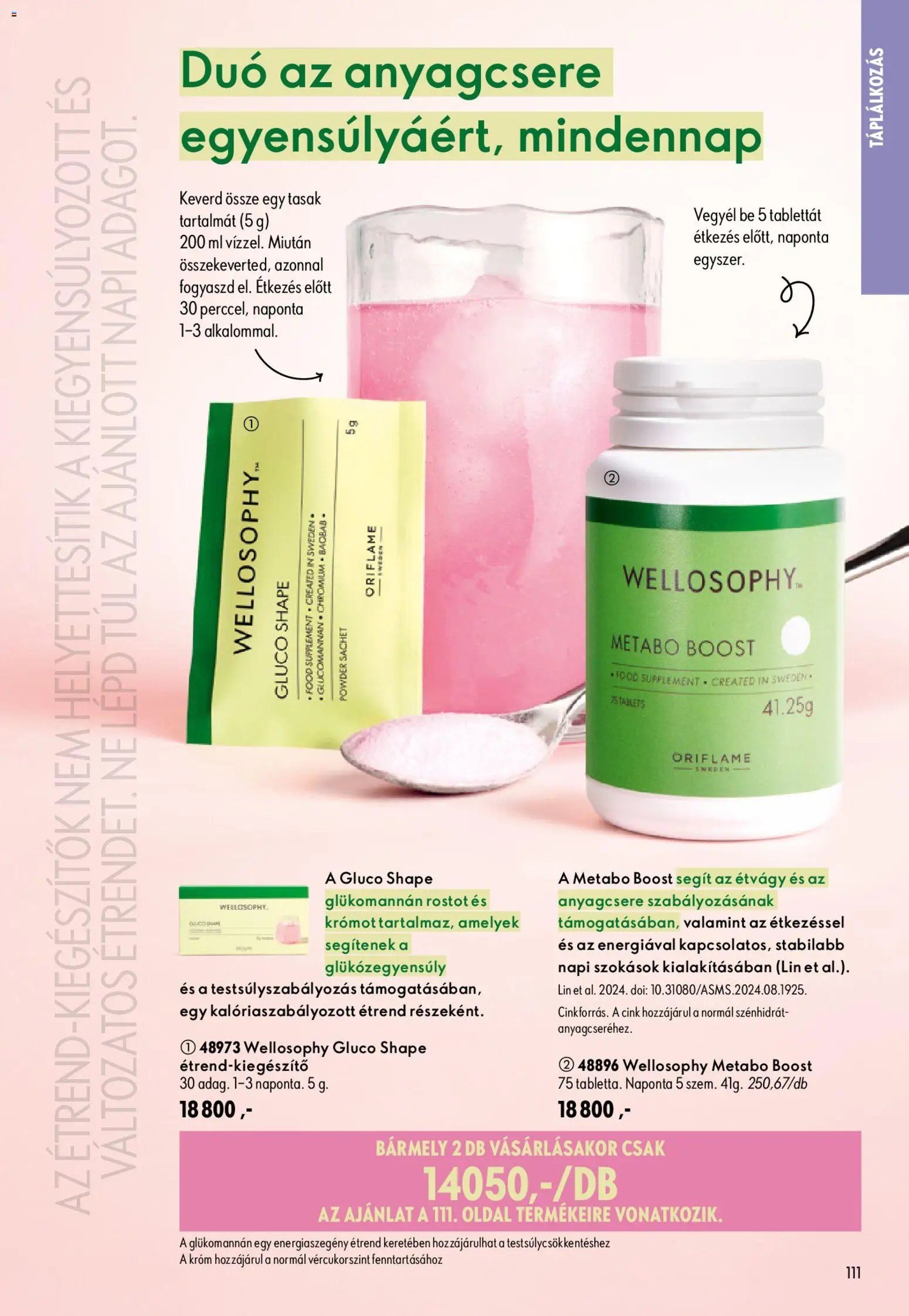 Oriflame akciós ujság - amely érvényes a következő dátumtól: 2026.08.19. | Oldal: 111