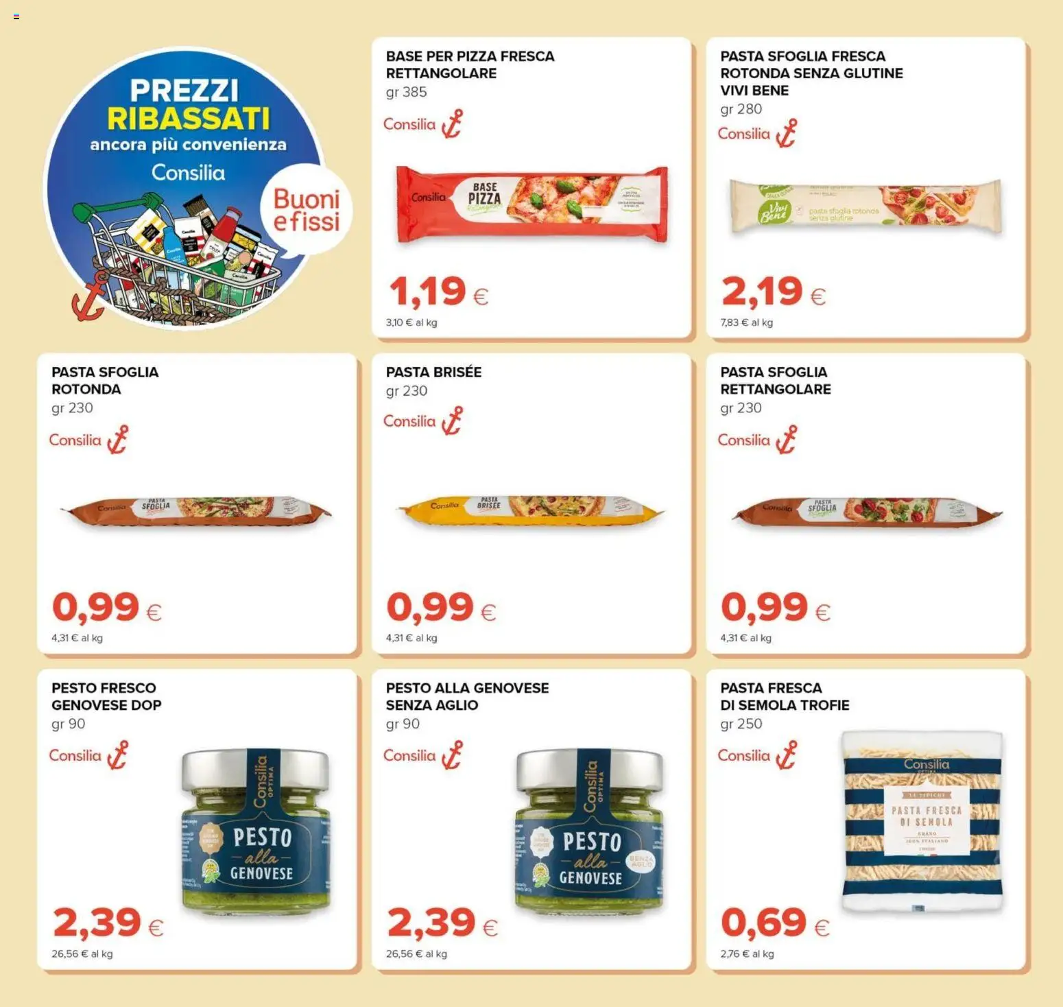 Volantino Tigre del 21/08/2026 | Pagina: 14 | Prodotti: Pasta sfoglia, Aglio, Pasta, Pesto