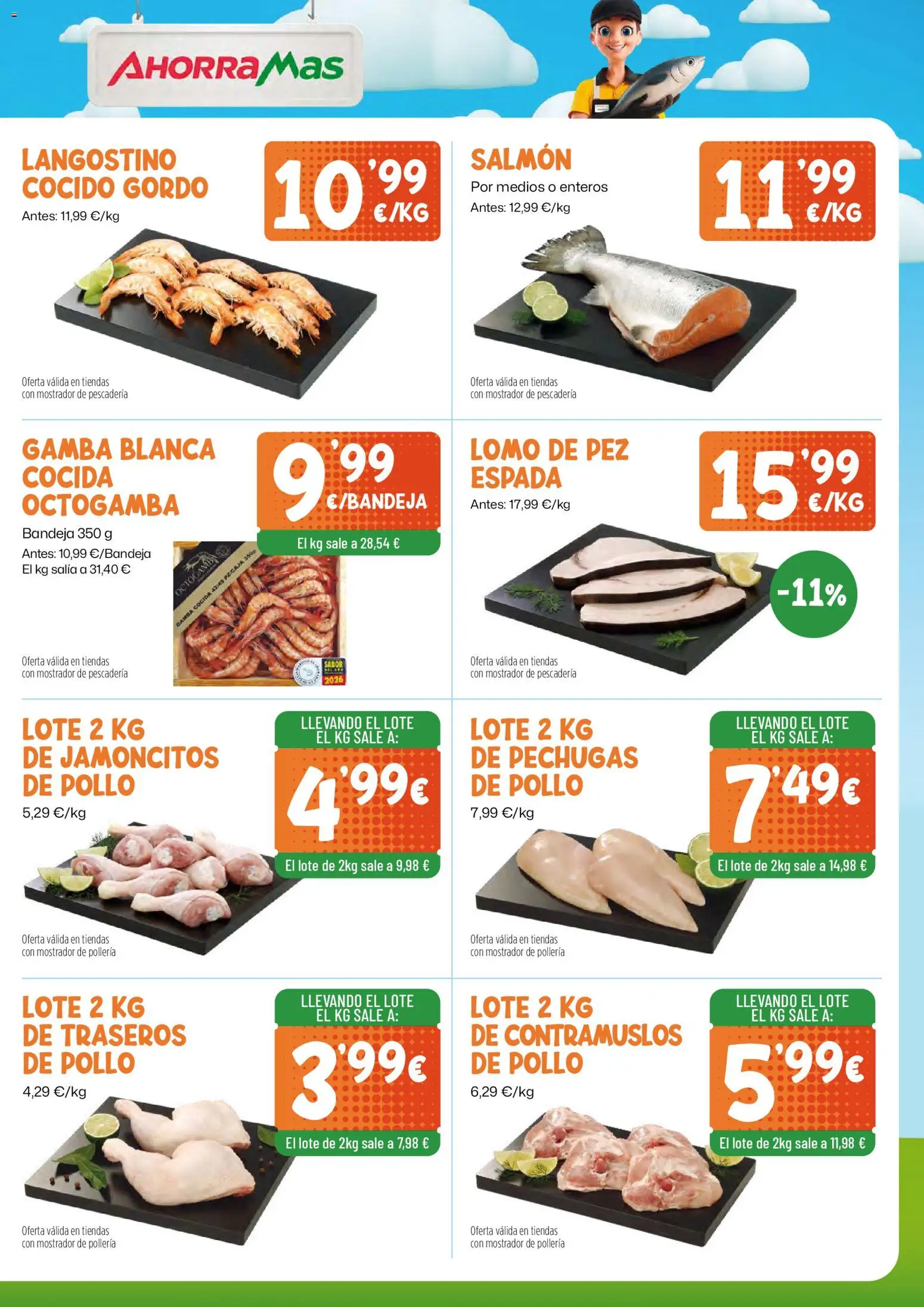 AhorraMas folleto │ válido desde el 28.05.2026 | Página: 3 | Productos: Bandeja, Langostino, Gamba
