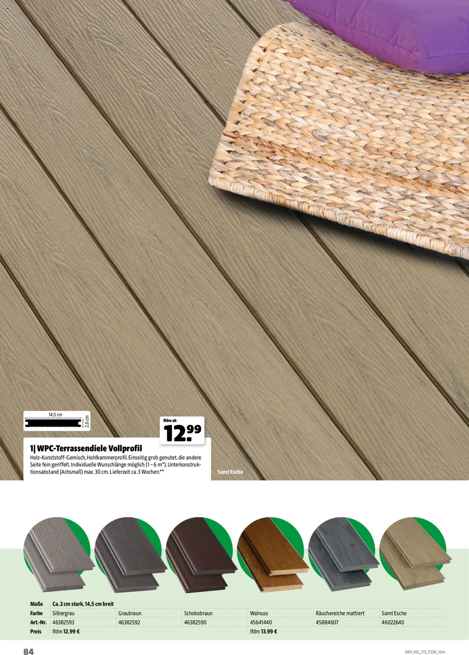 Hagebau Gartengestaltungsortiment – gültig ab 02.03.2026 | Seite: 84