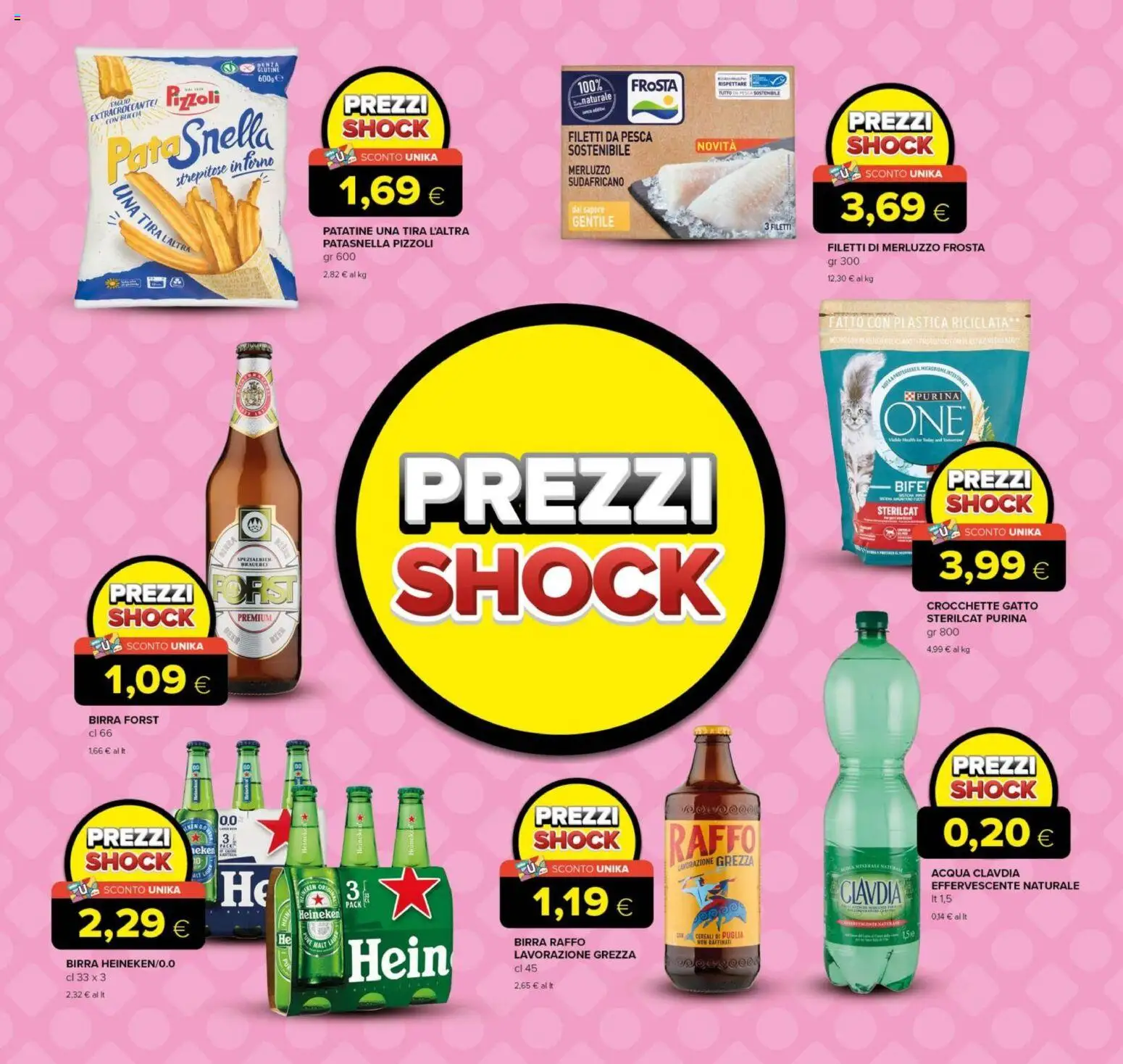 Volantino Tigre del 21/08/2026 | Pagina: 4 | Prodotti: Birra Raffo, Acqua, Taglio, Crocchette gatto