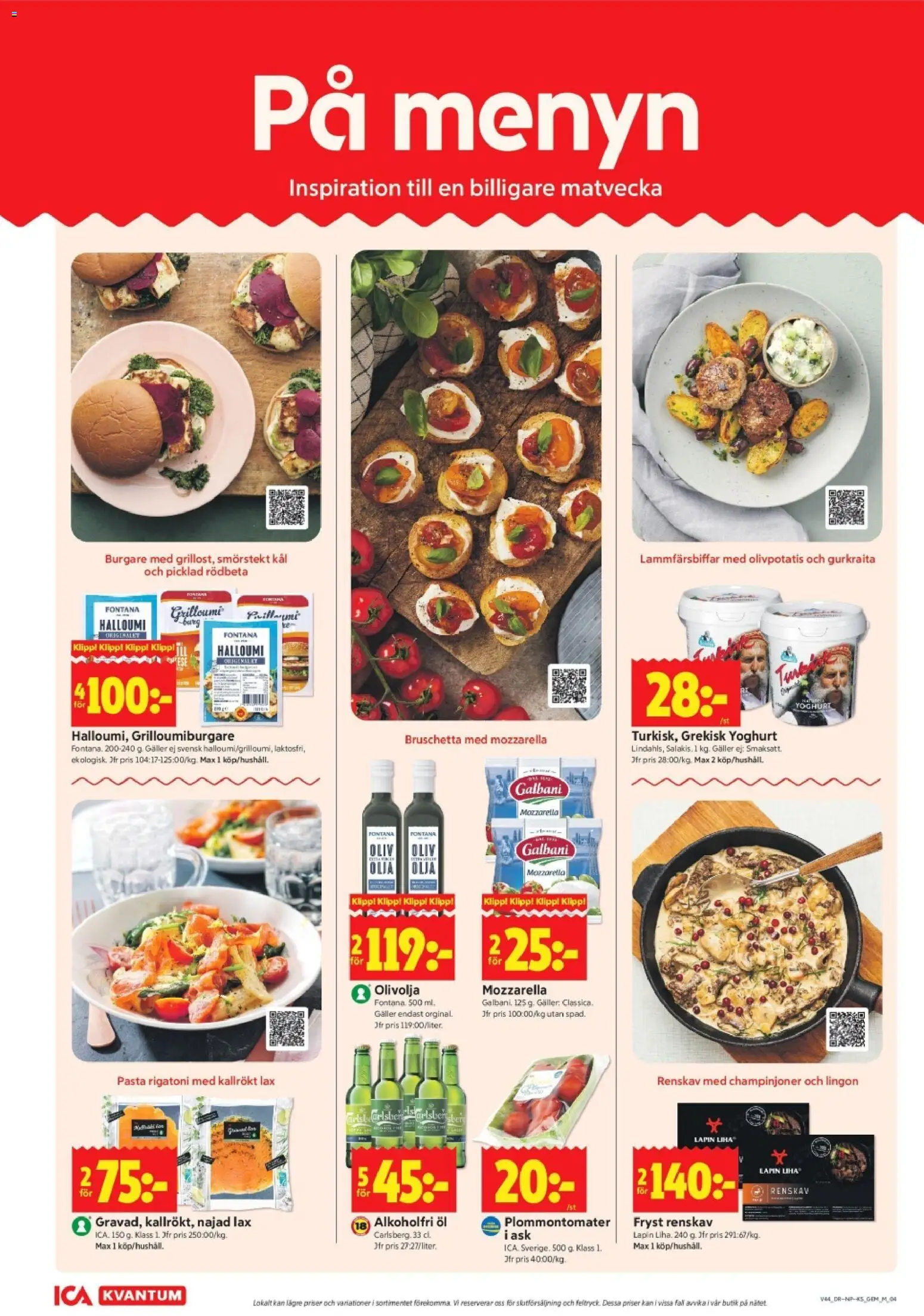 ICA Kvantum reklamblad aktuell från 26/10/2026 | Sida: 4