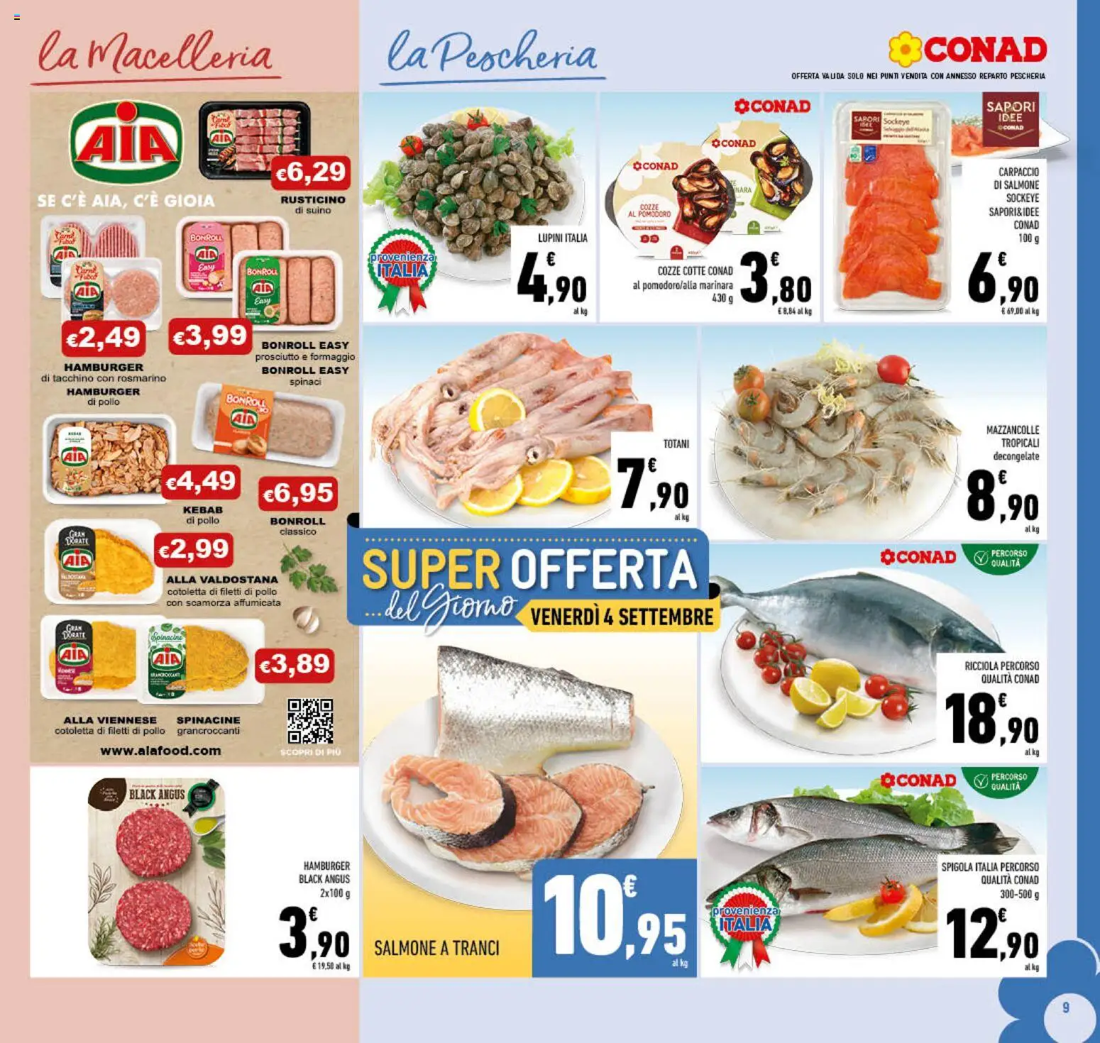 Volantino Conad del 26/08/2026 | Pagina: 9