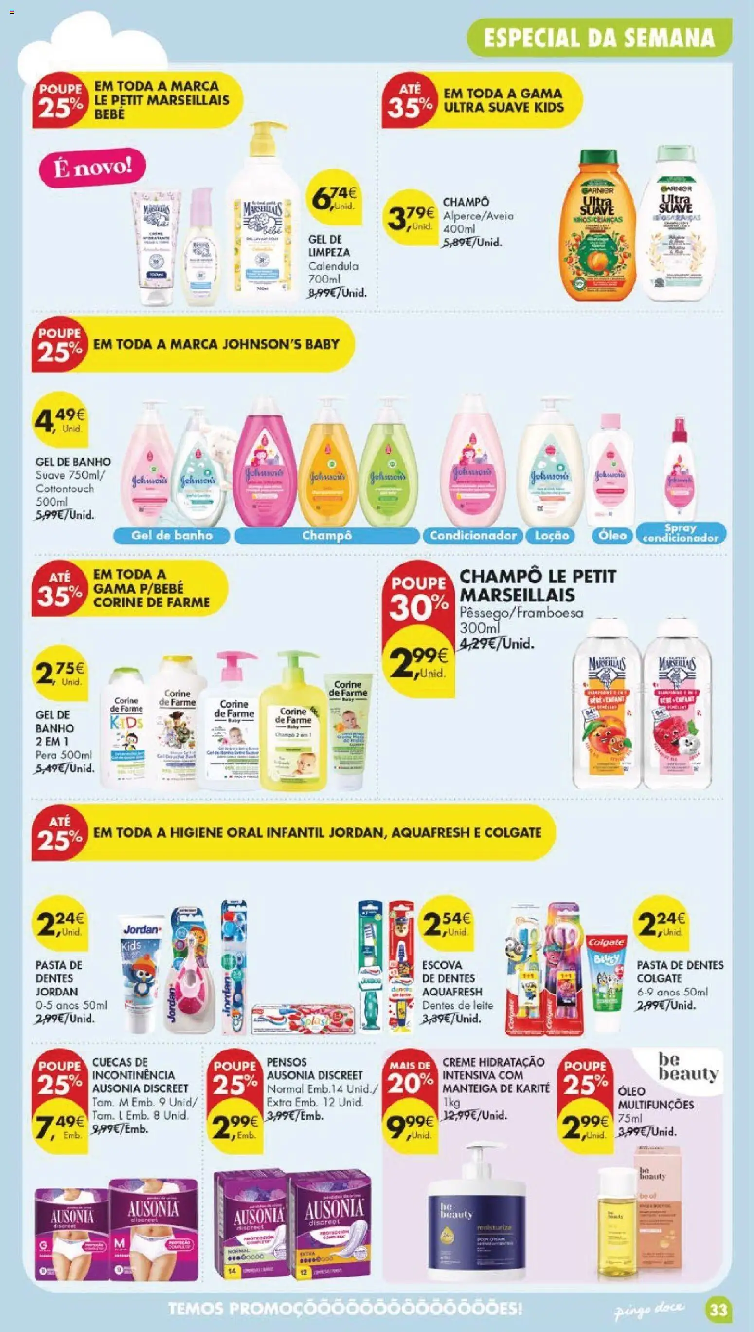 Pingo Doce folheto │ válido de 19.05.2026 | Página: 37 | Produtos: Gel de banho, Pasta de dentes, Leite, Manteiga