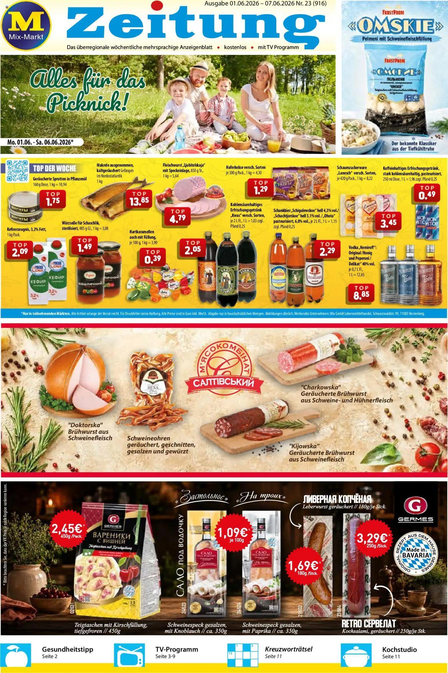 Mix Markt Prospekt – gültig ab 01.06.2026 | Seite: 1