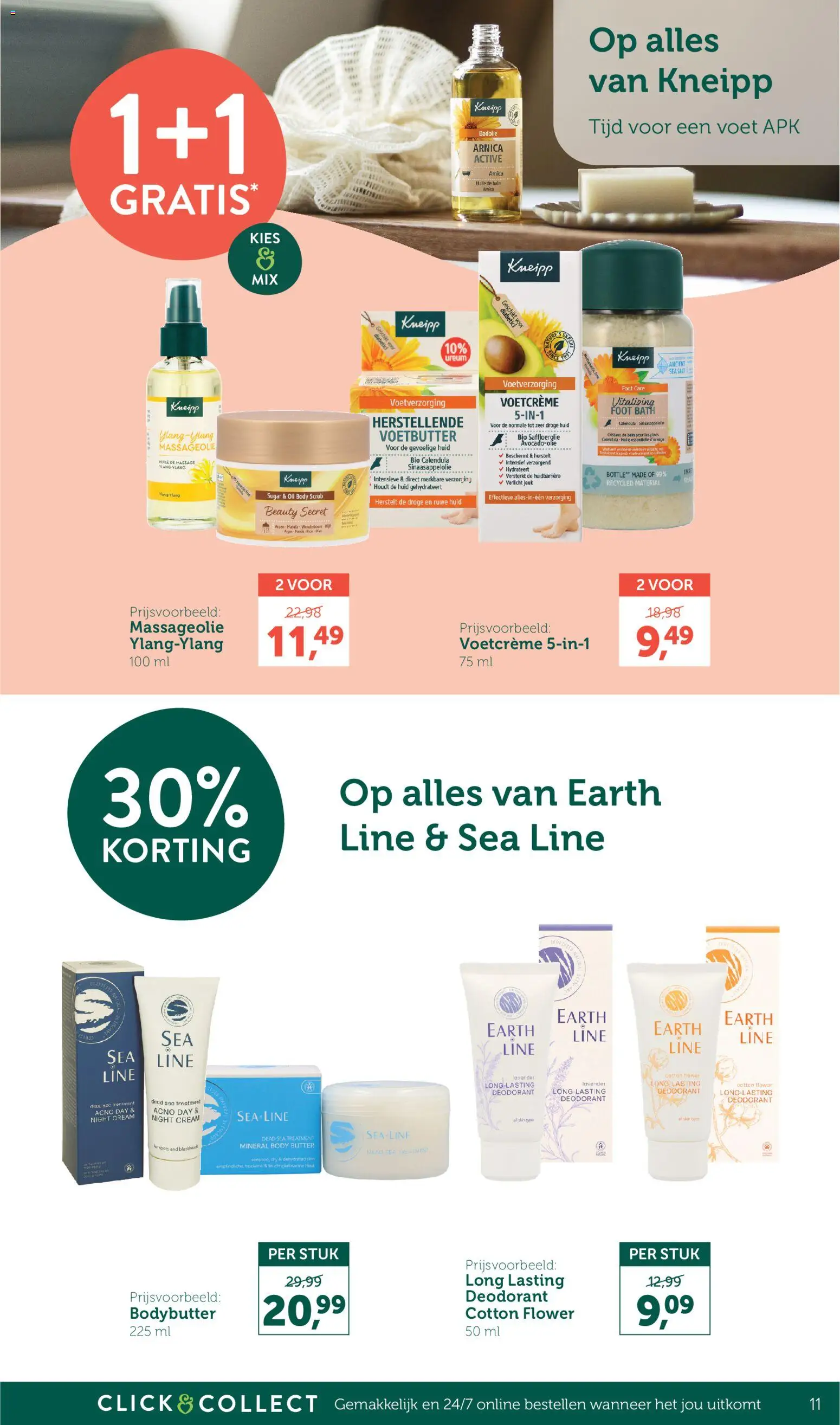 {H1} | Pagina: 11 | Producten: Massageolie, Deodorant