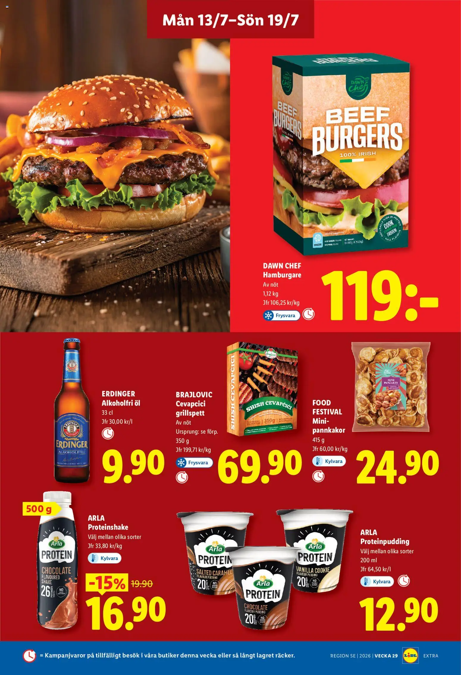 Nuvarande Lidl erbjudanden från 📣 13/07/2026 - 19/07/2026 📣 | Sverige