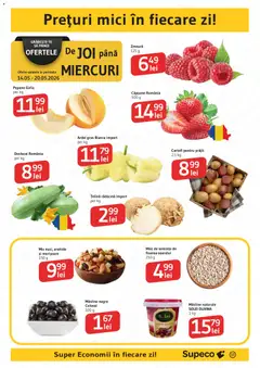 Ofertele Supeco valabile de la 14.05.2026 | Pagină: 15 | Produse: Mici, Ardei, Arahide, Cartofi