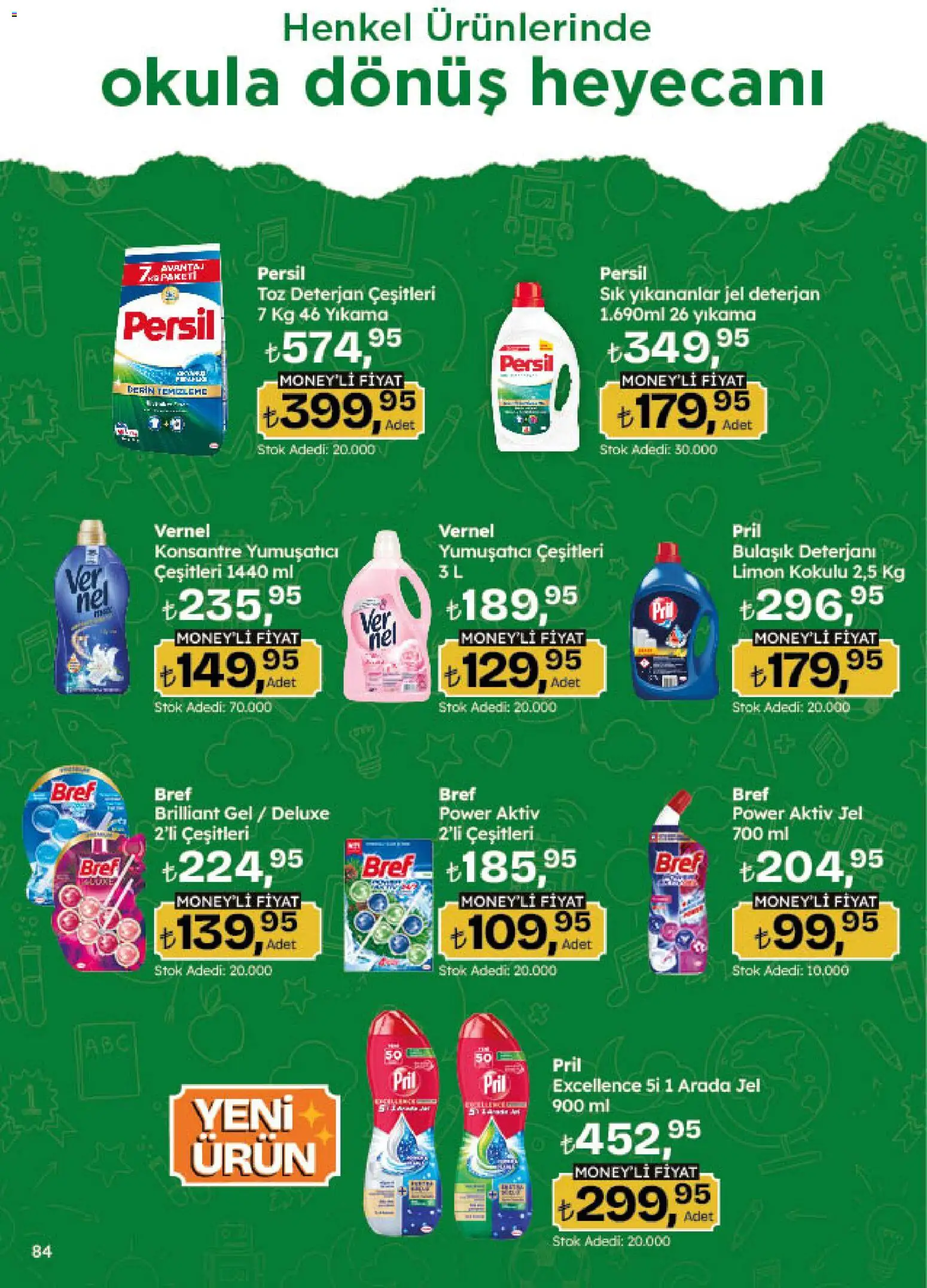 Migros Katalog - 5M Migroskop Dijital - 20 Ağustos 2026 tarihinden itibaren geçerlidir | Sayfa: 84 | Ürünler: Yumuşatıcı, Deterjan, Bulaşık deterjanı, Limon