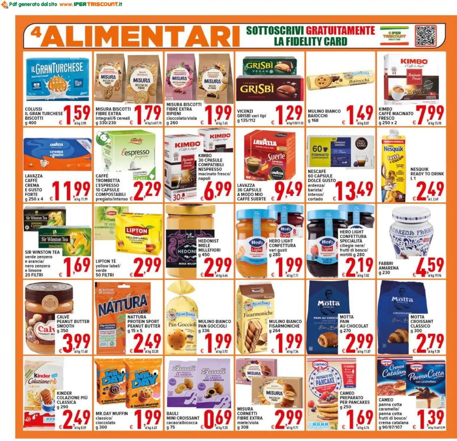 Volantino Ipertriscount del 06.03.2026 | Pagina: 4 | Prodotti: Latte, Limone, Croissant, Miele