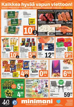 Minimani-mainoslehti voimassa 29.04.2026 alkaen