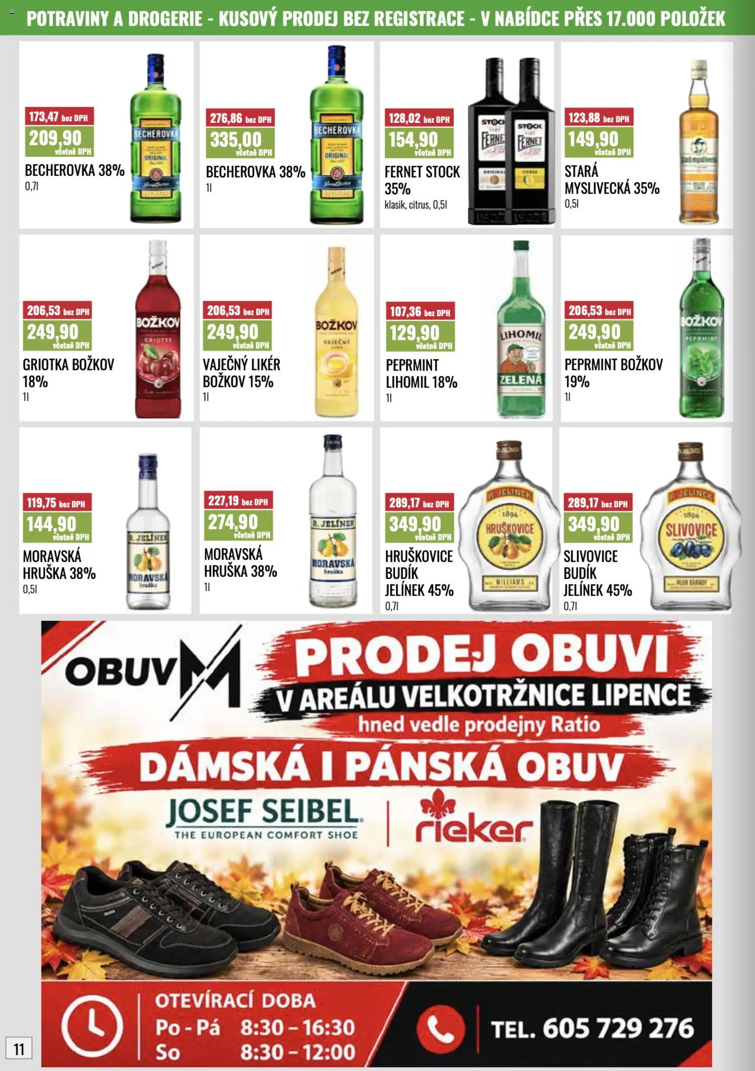 Ratio leták od 01.10.2026 | Strana: 12 | Produkty: Hruškovice, Obuv, Fernet, Drogerie