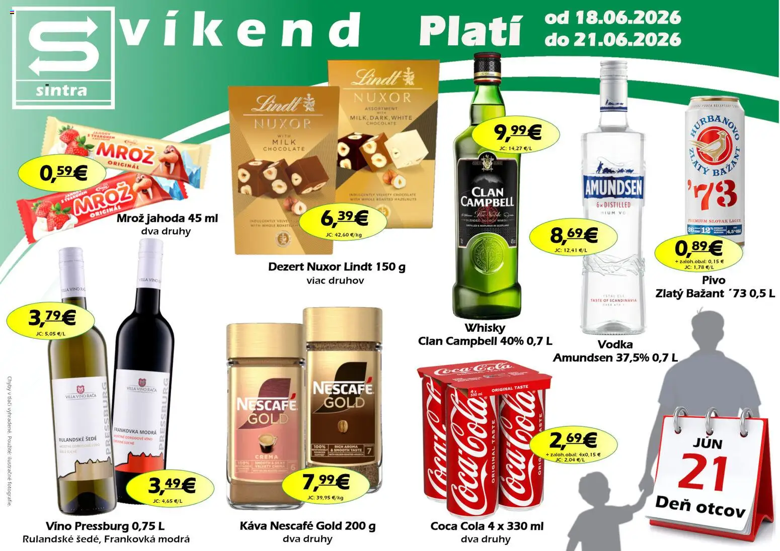 Nové Sintra akcie – leták je platný od 18.06.2026 | Strana: 1