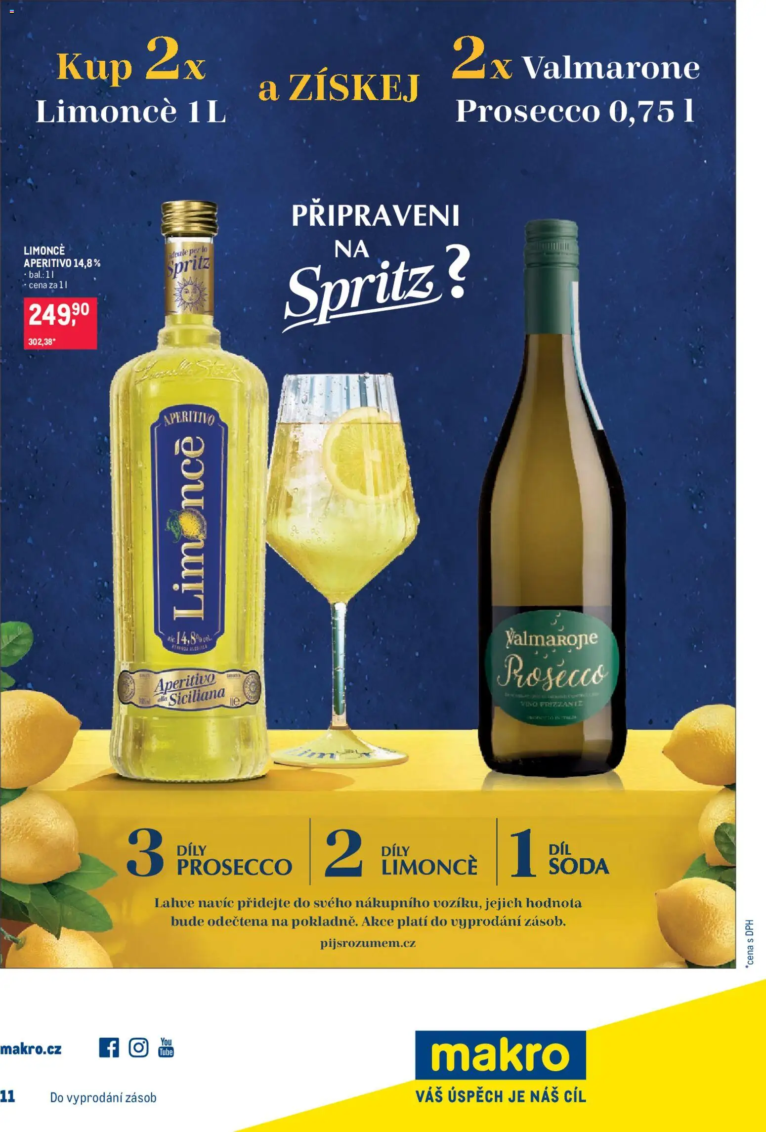 Makro leták - Pro milovníky jídla od 06.05.2026 | Strana: 26 | Produkty: Víno, Spritz, Aperitivo, Lahve