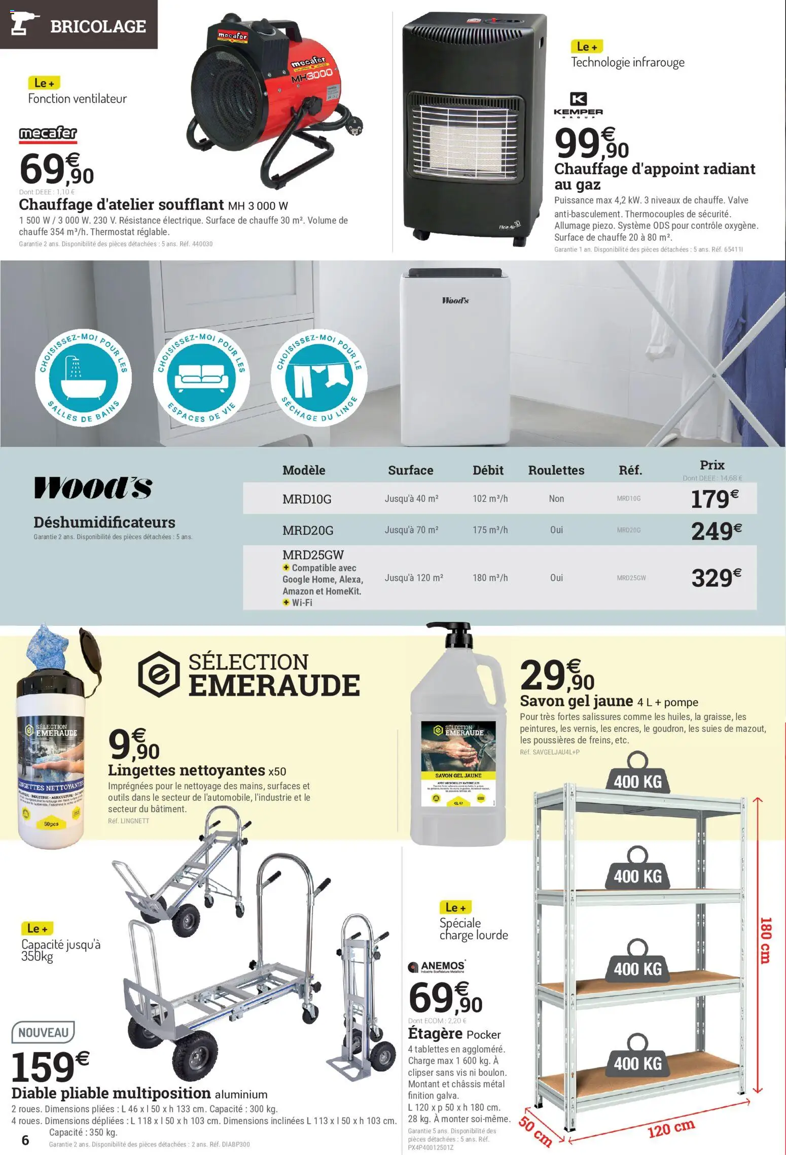 {H1} | Page: 6 | Produits: Bricolage, Outils, Savon, Diable