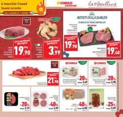 Anteprima del volantino HAMBURGER DI BUFALO AMBROSINI, Hamburger di bufalo Ambrosini 170 g valido a partire dal 06.05.2026 | Pagina: 17 | Prodotti: Pollo, Vitello, Hamburger, Bufalo
